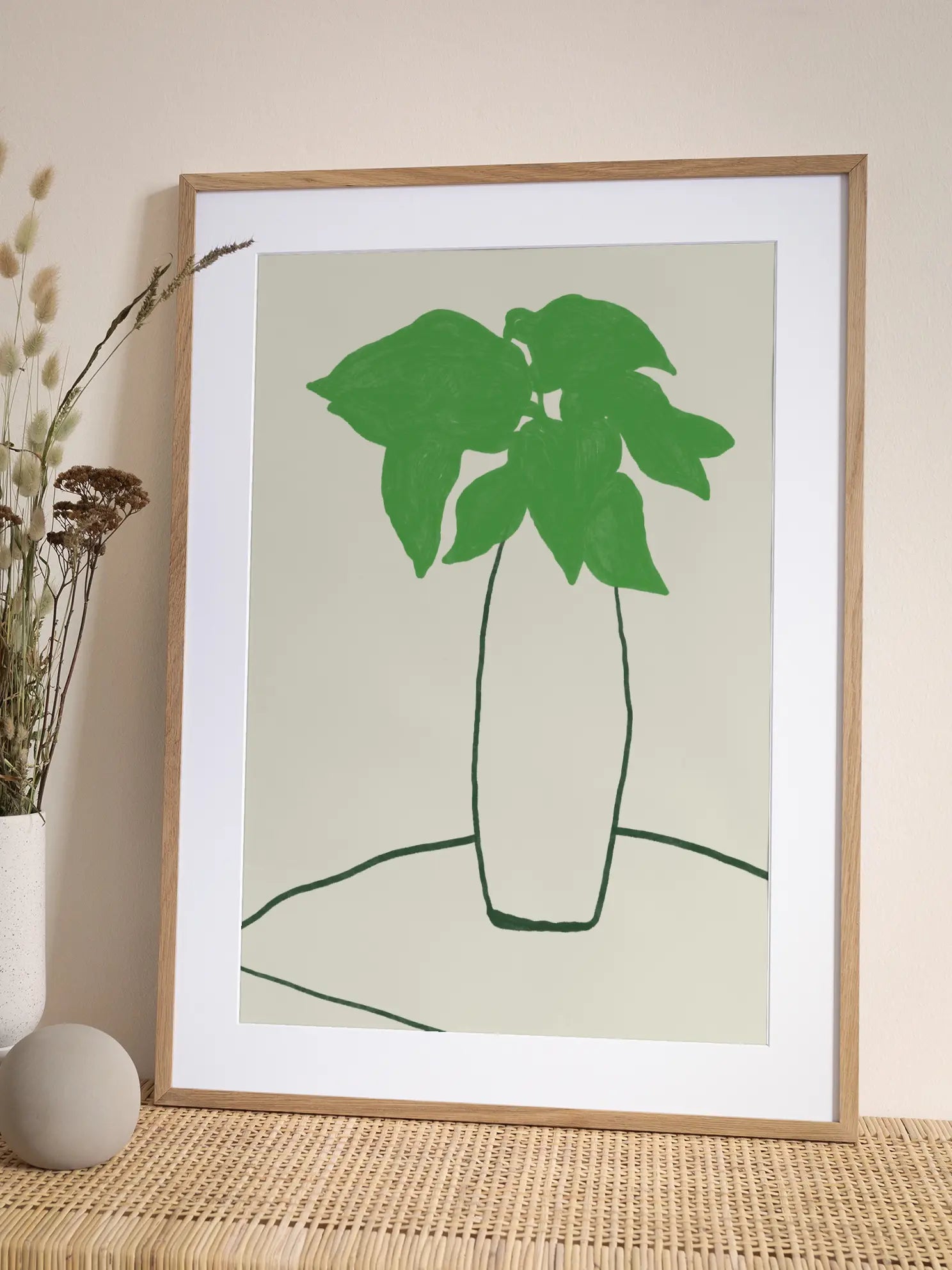 Green Plant Poster