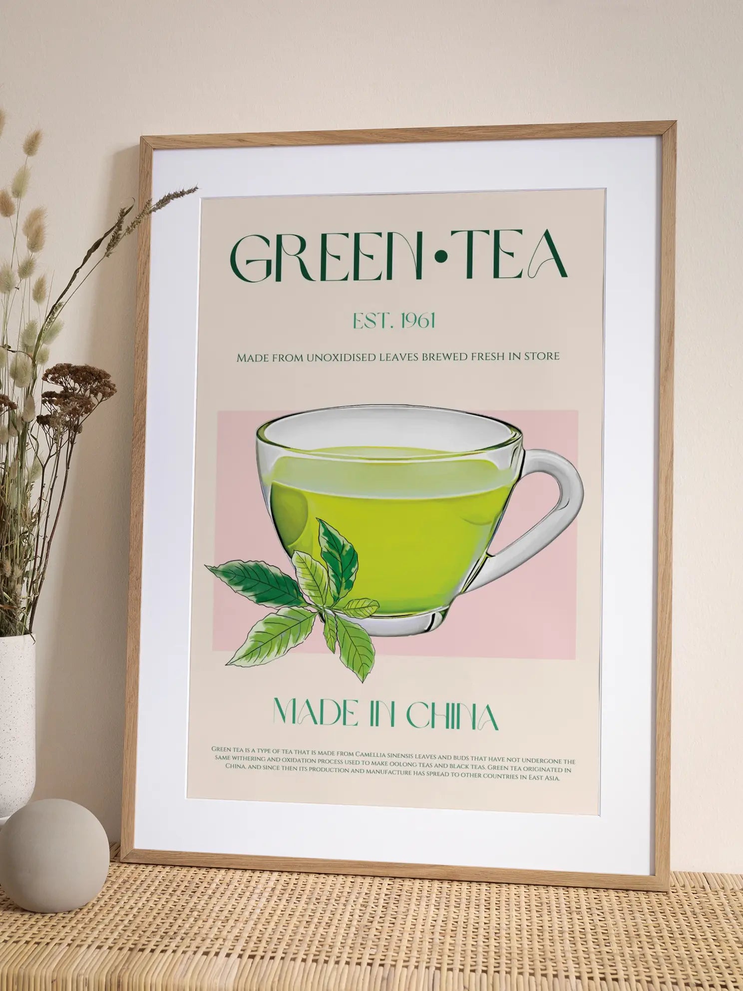 Green Tea Poster