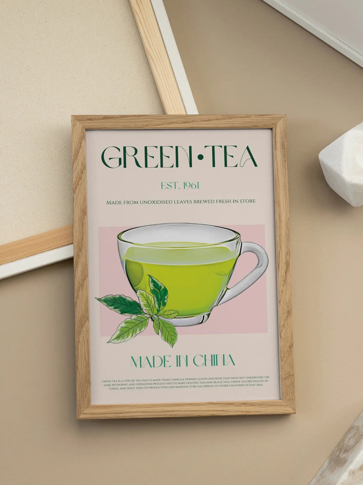 Green Tea Poster