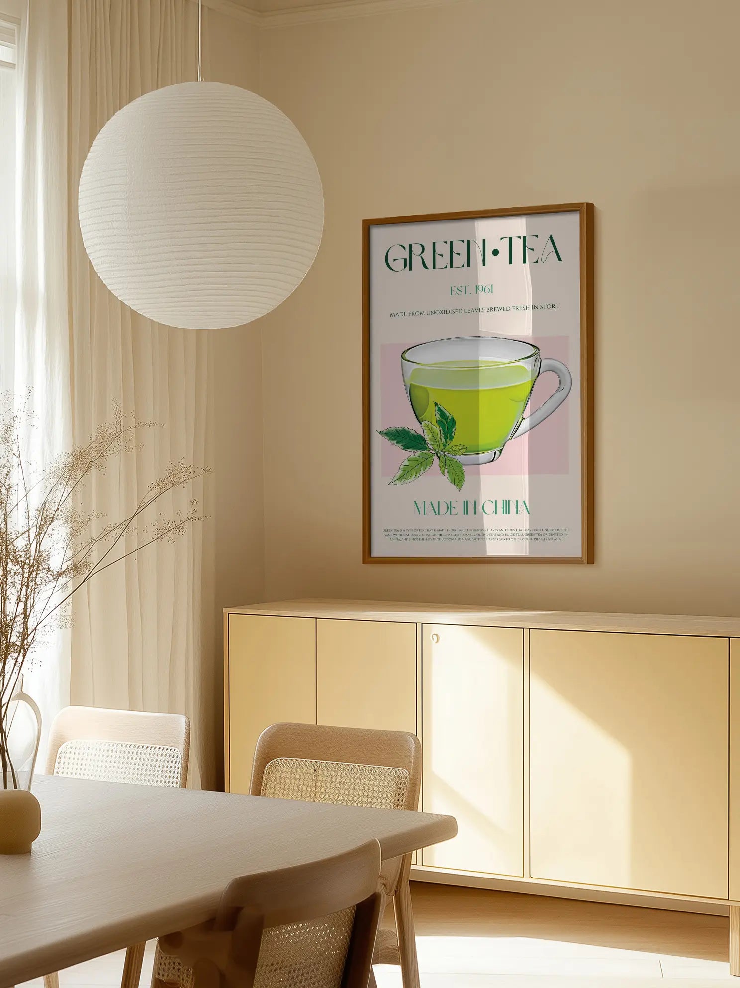 Green Tea Poster
