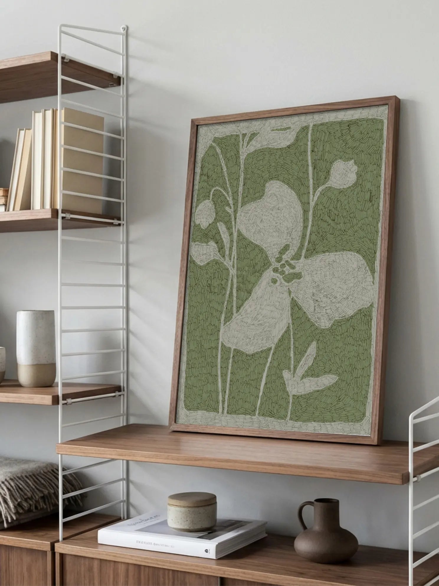 Green Texture Poster
