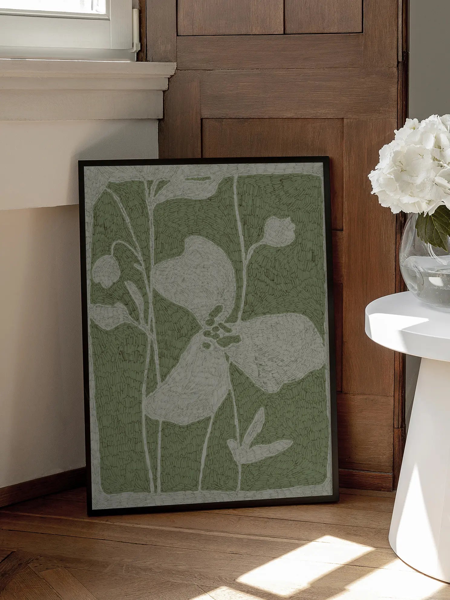 Green Texture Poster