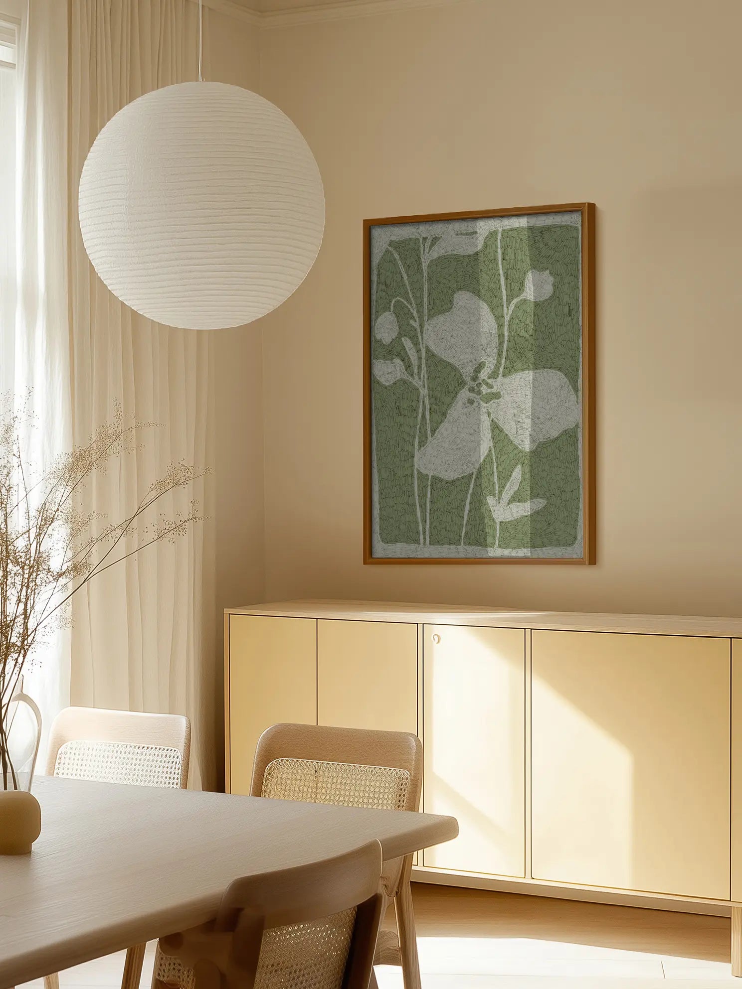 Green Texture Poster