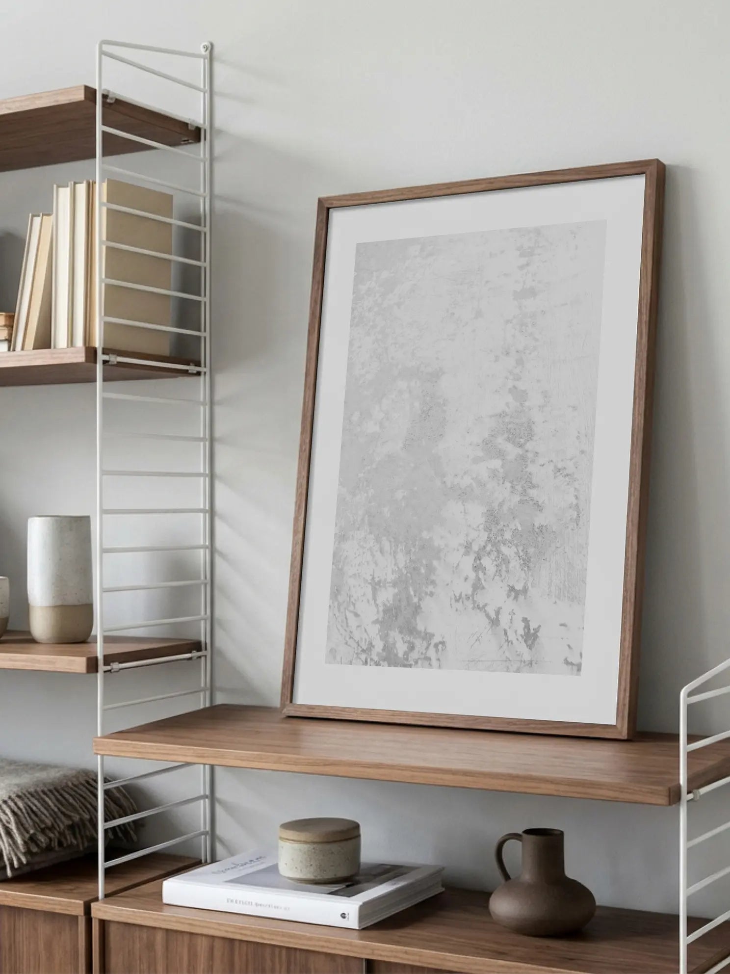 Grey Texture Poster