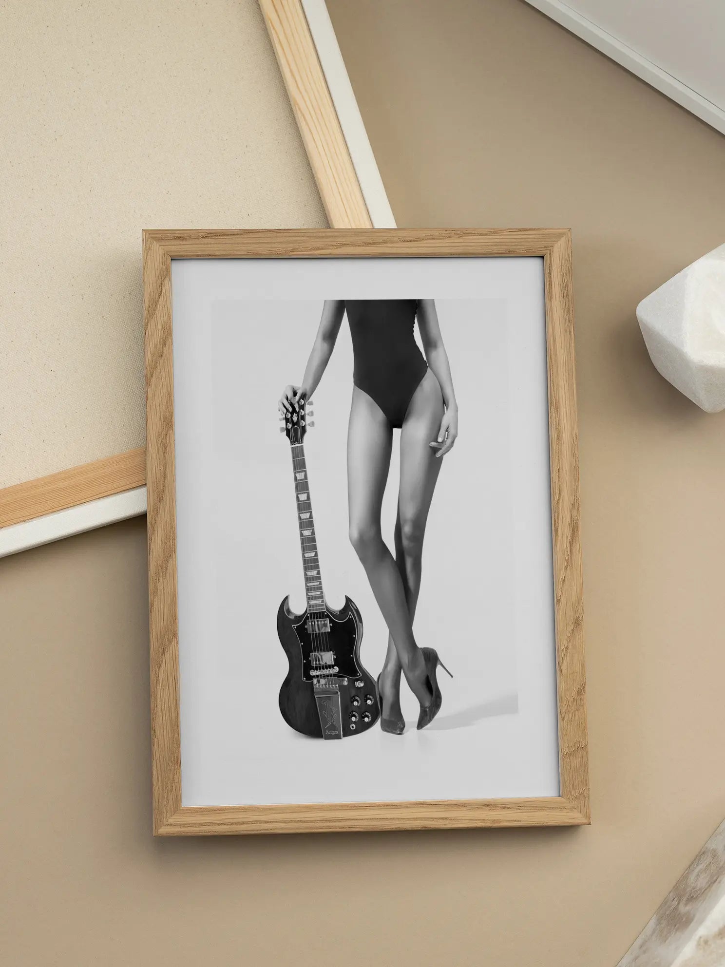 Guitar Girl No2 Poster