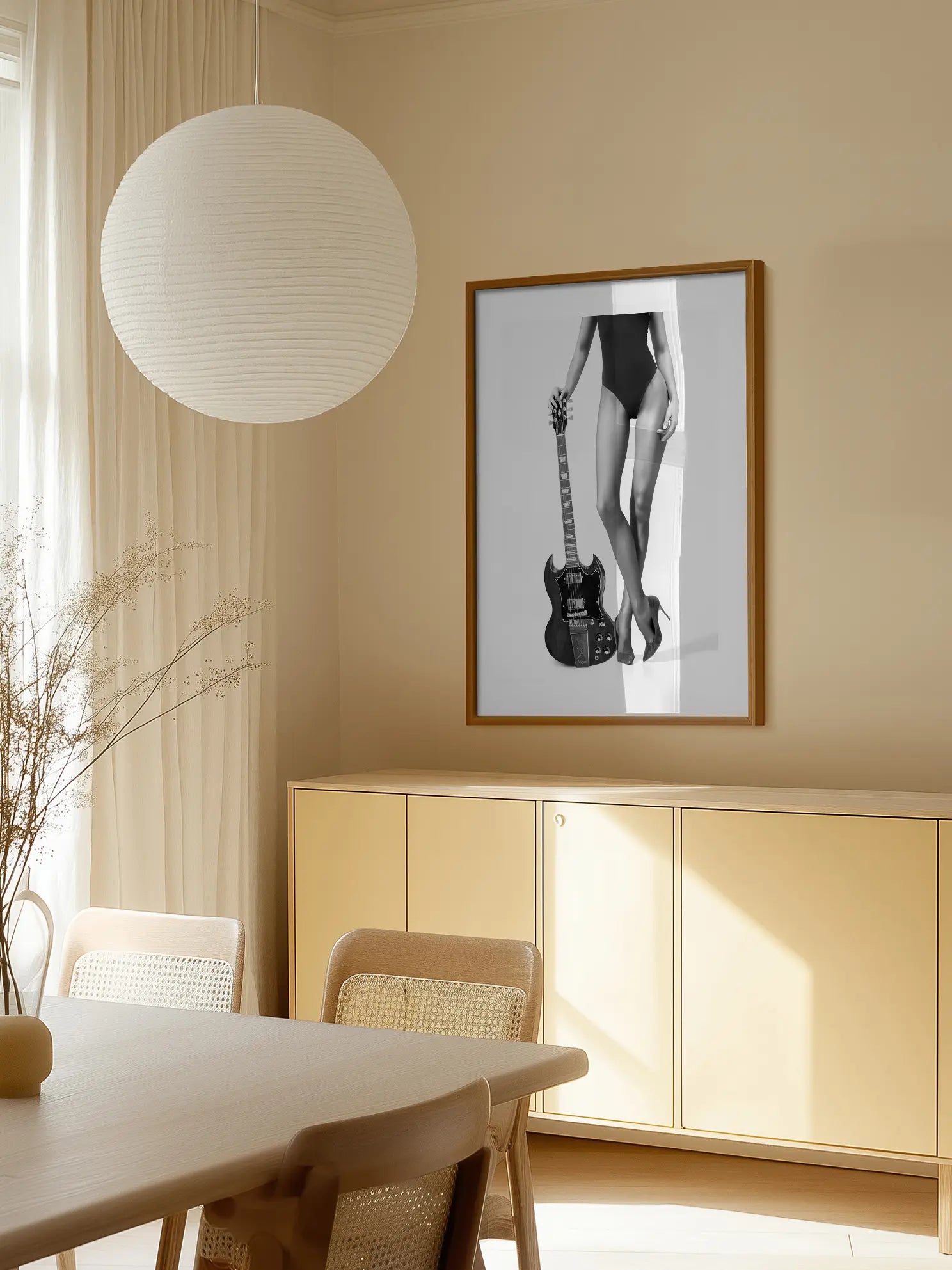 Guitar Girl No2 Poster