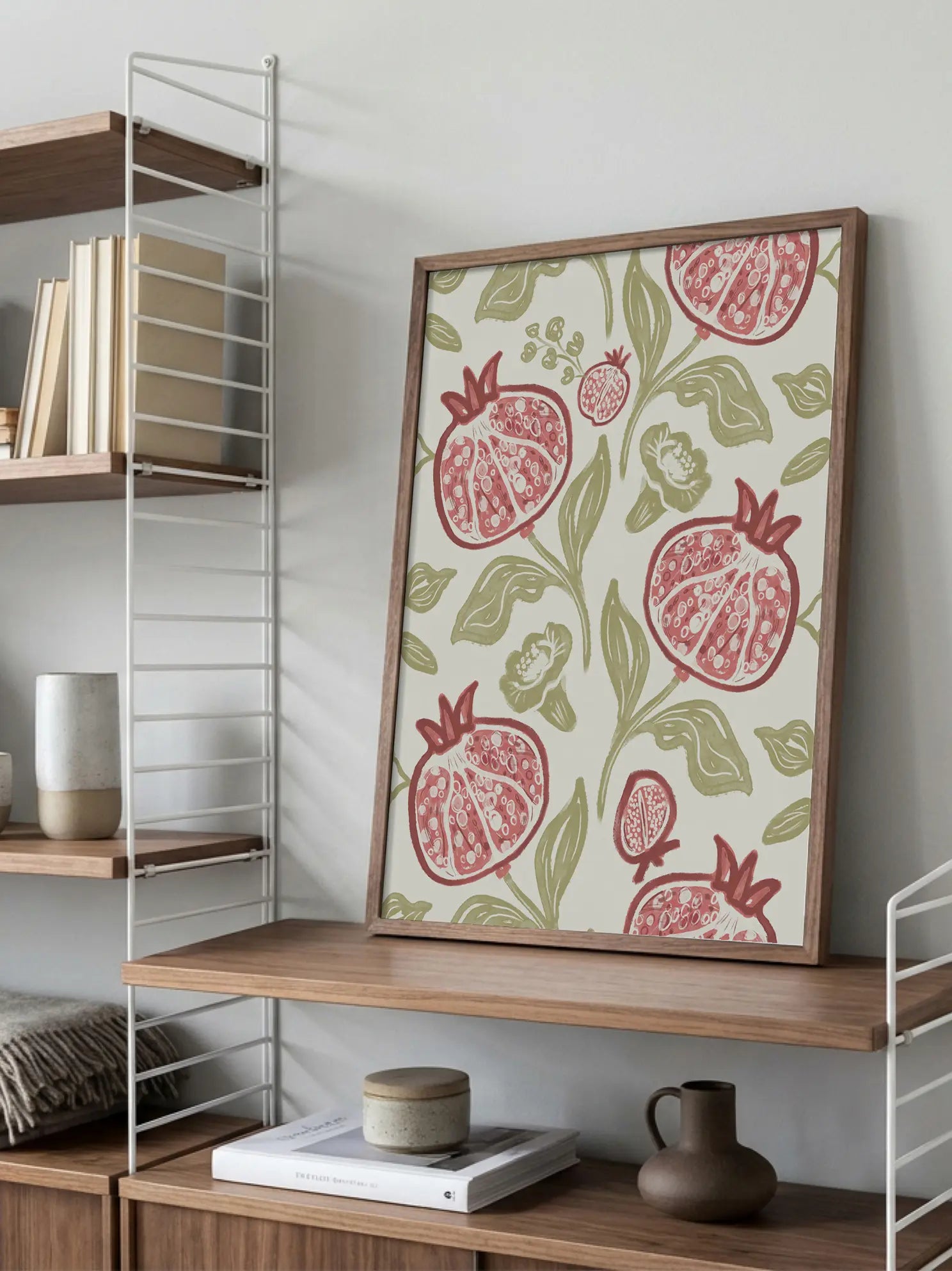 Handmade Pomegranates Poster