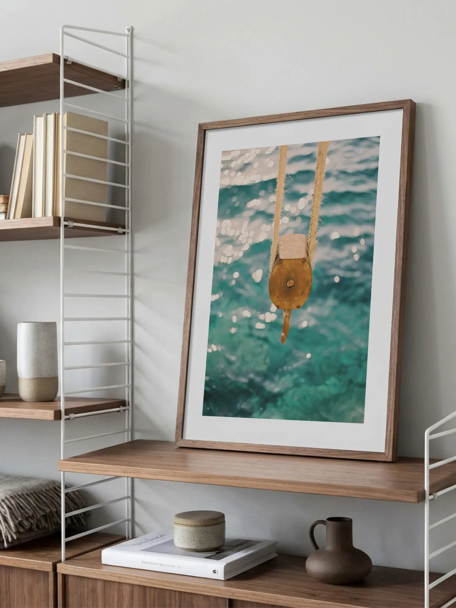 Hanging By The Sea Poster