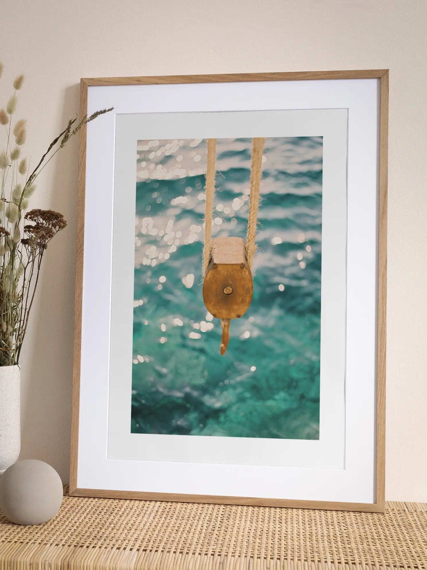 Hanging By The Sea Poster