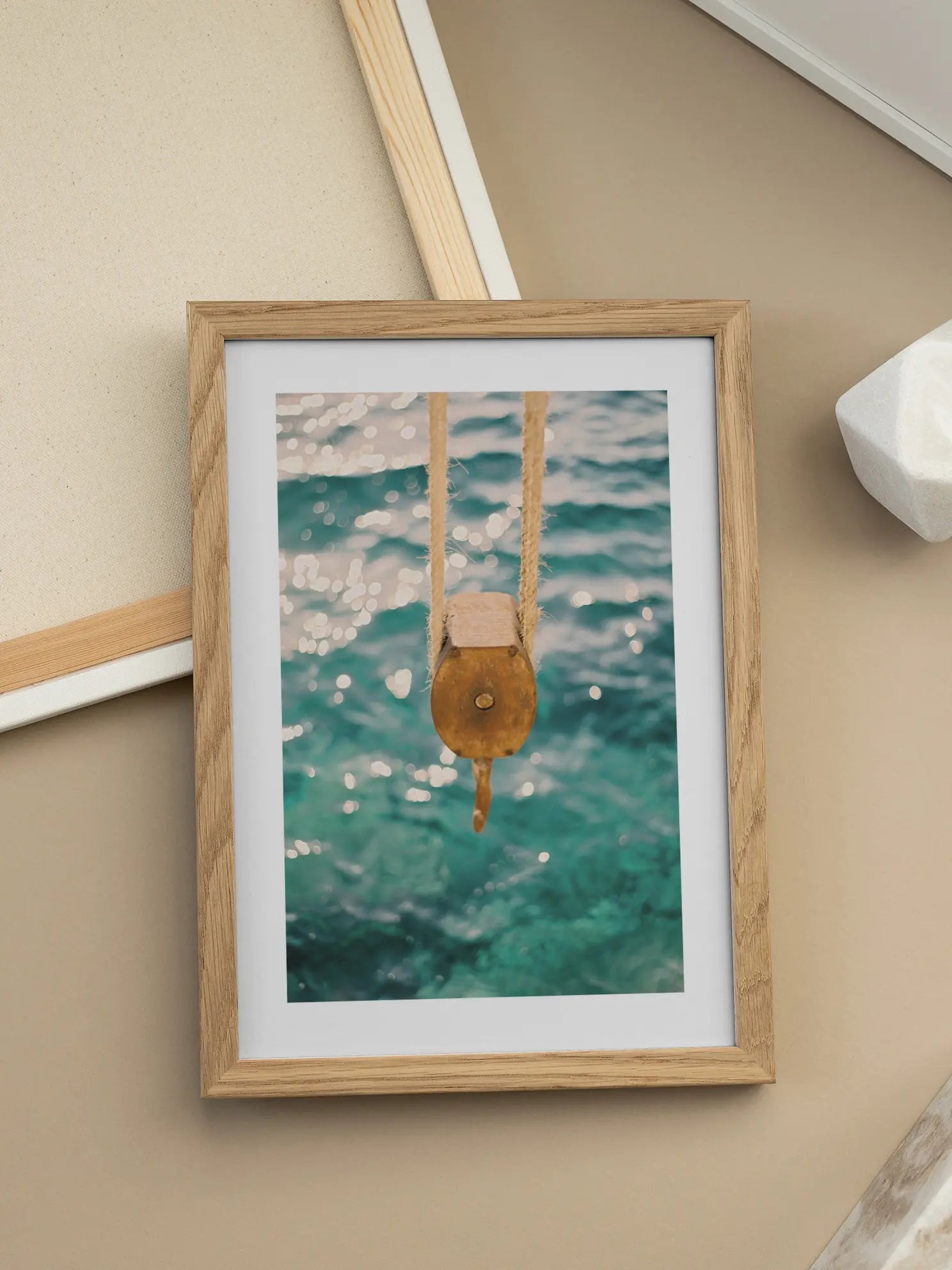 Hanging By The Sea Poster