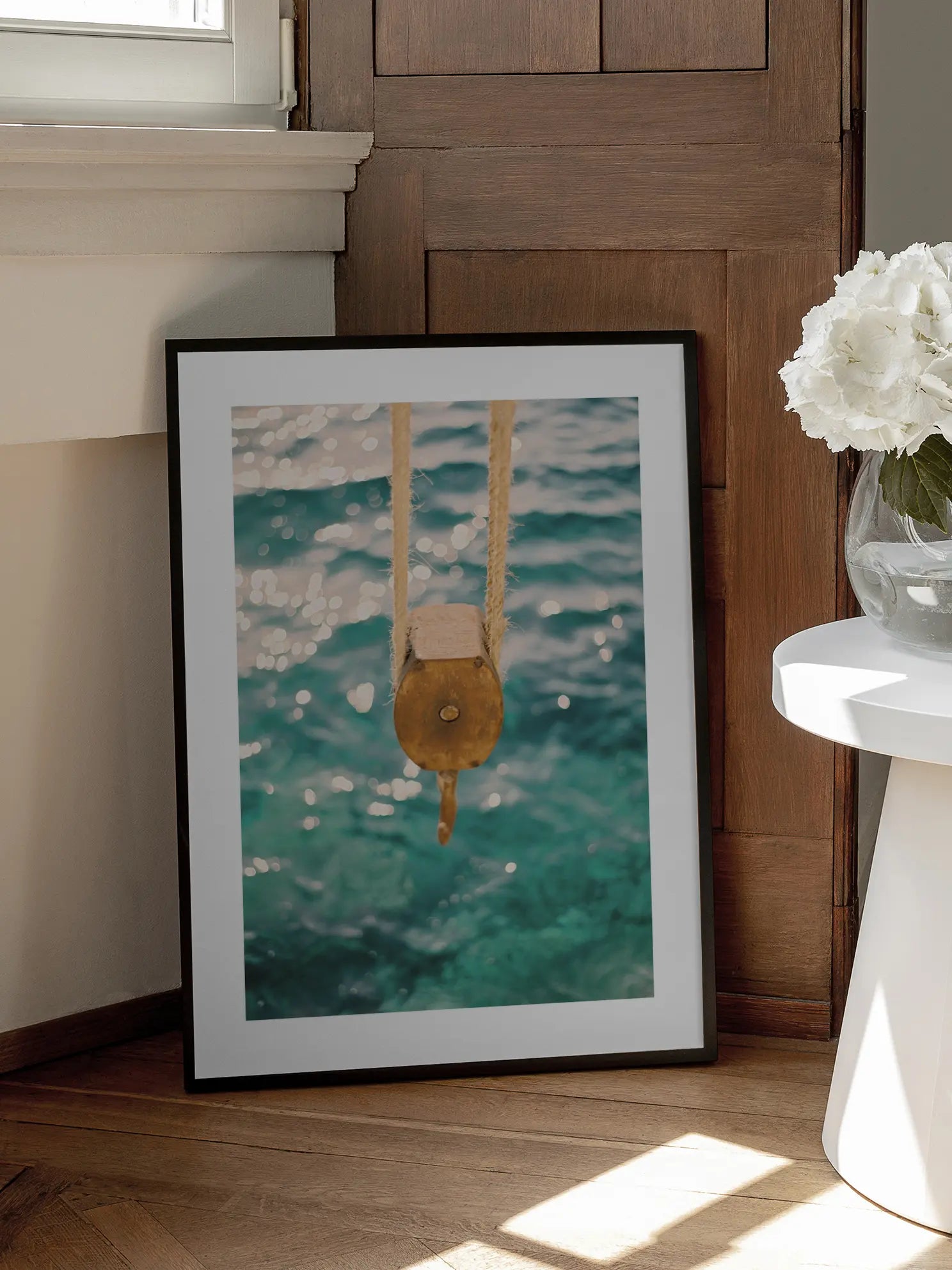 Hanging By The Sea Poster