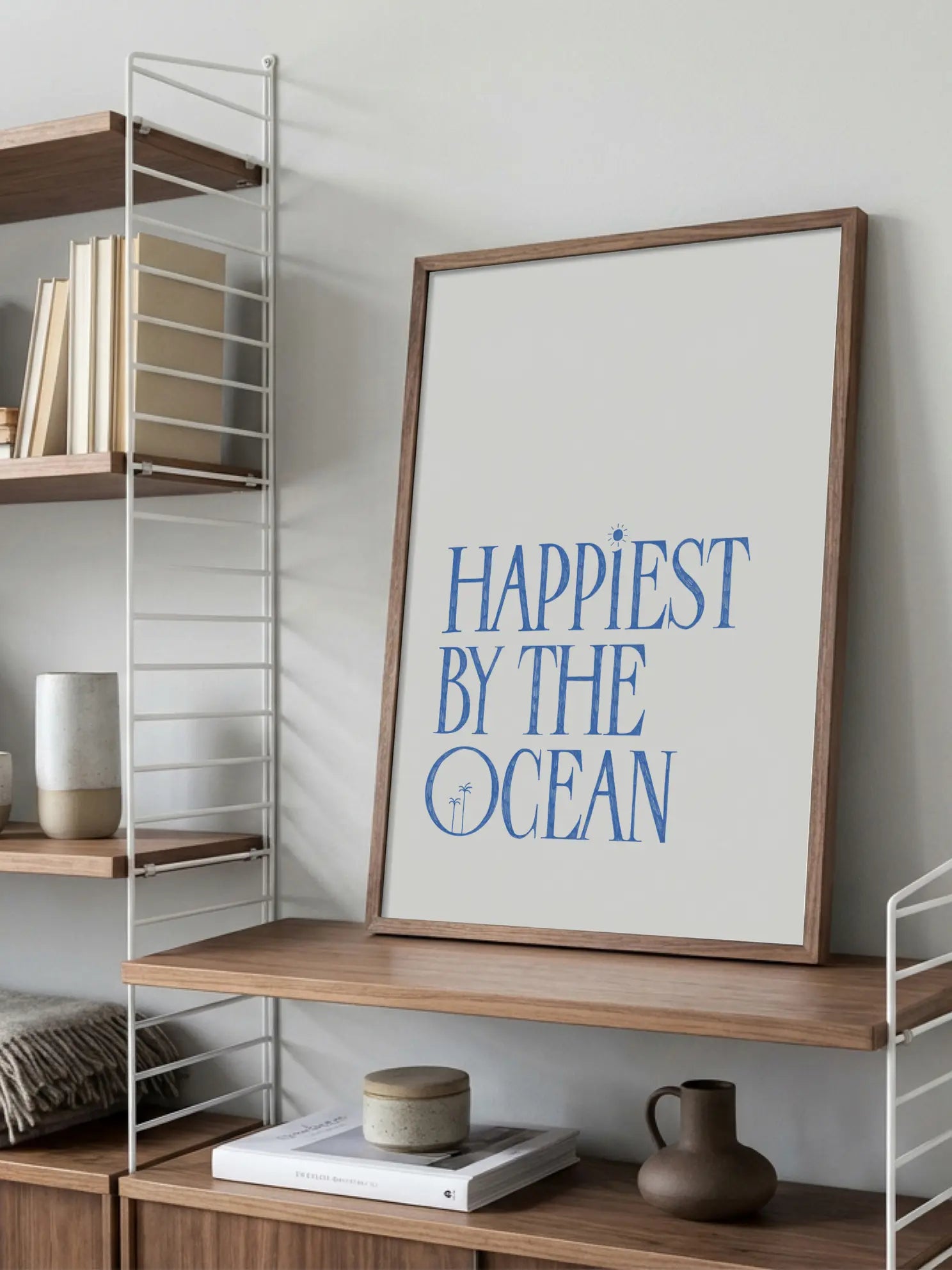 Happiest by the Ocean Poster