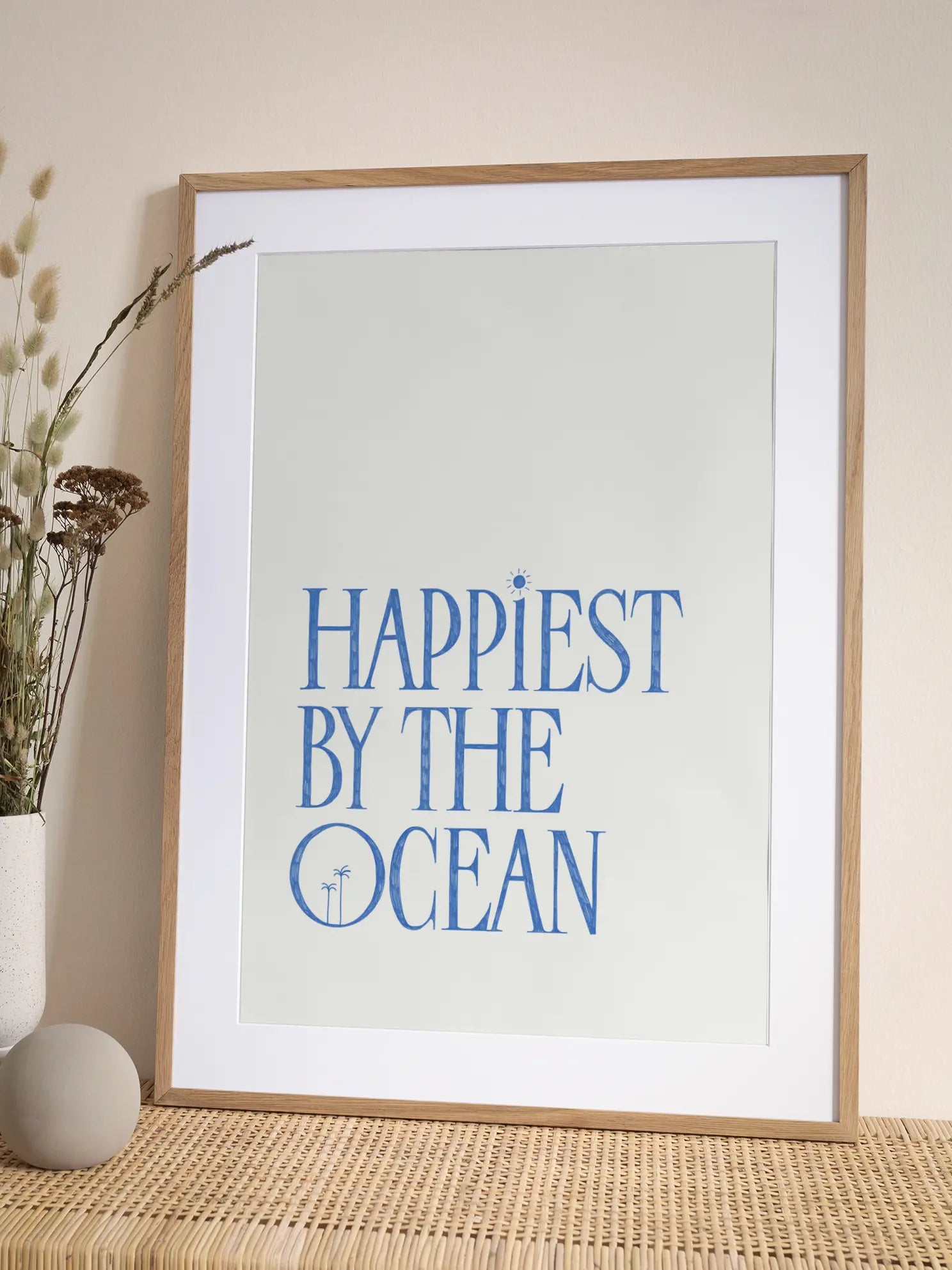 Happiest by the Ocean Poster