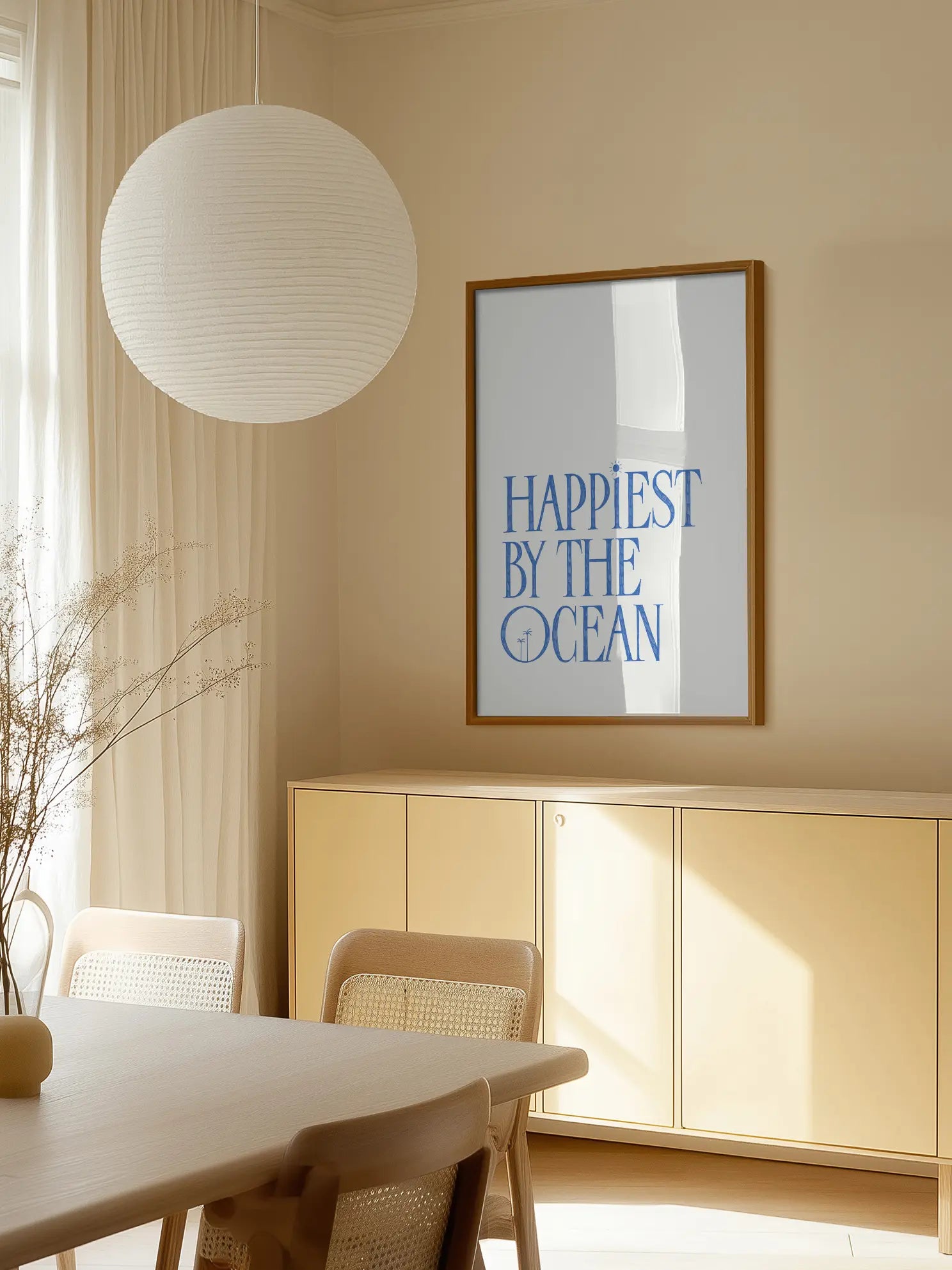 Happiest by the Ocean Poster