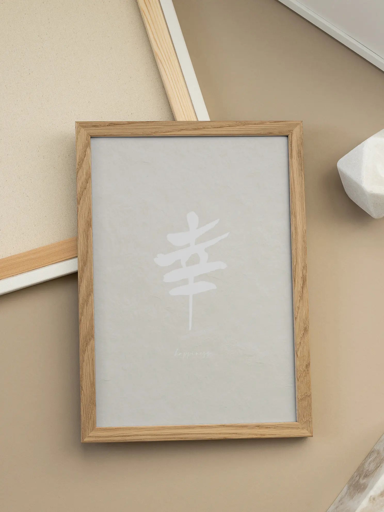 Happiness Kanji Poster