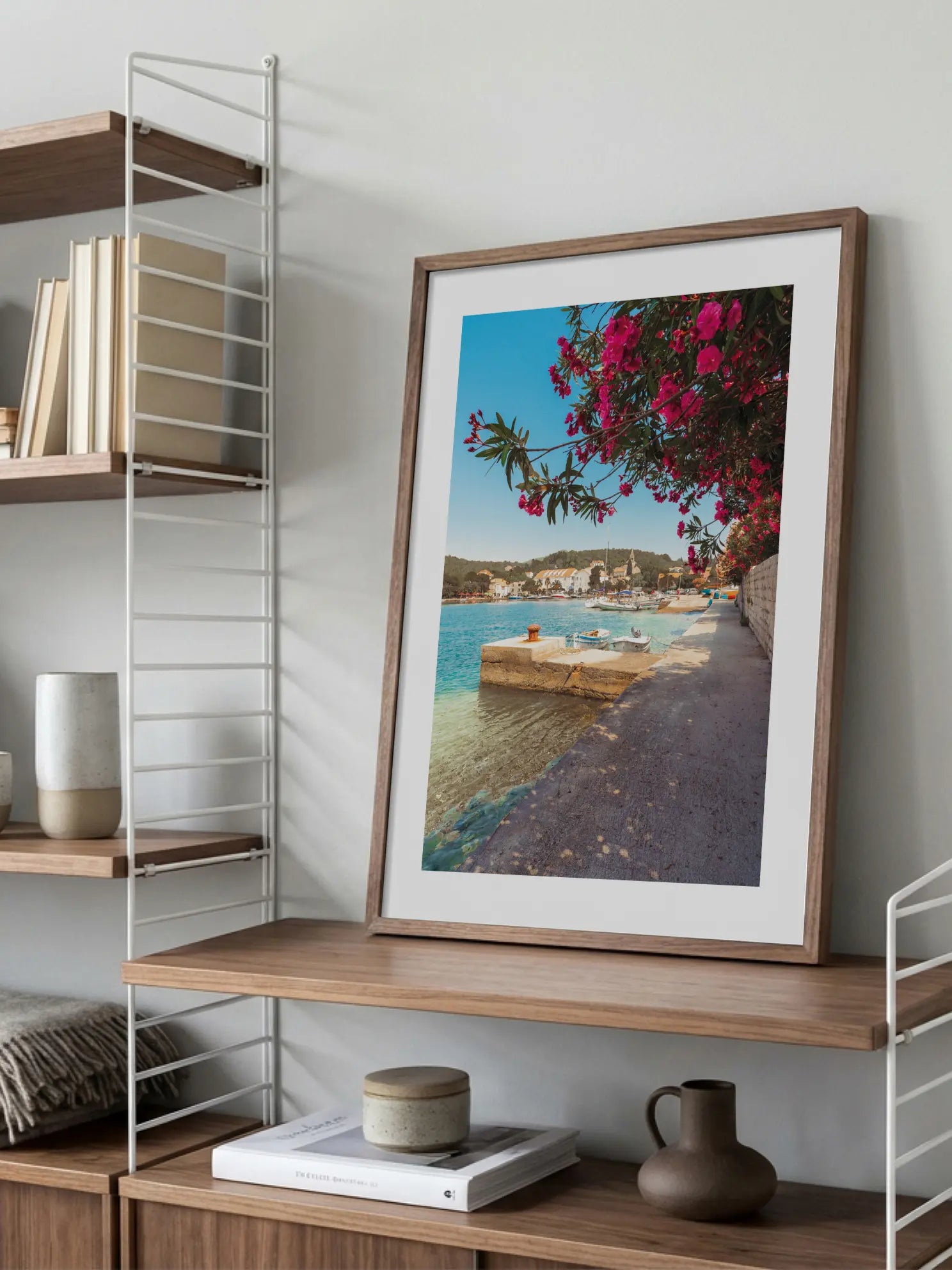 Harbor Blossoms Poster