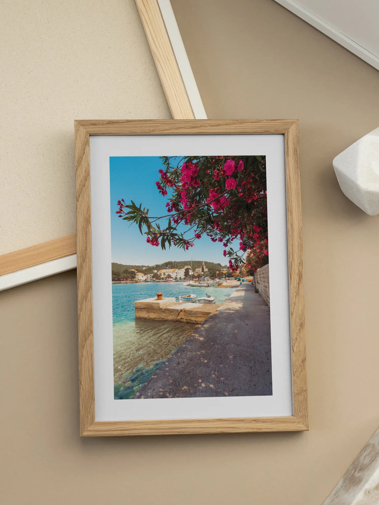 Harbor Blossoms Poster