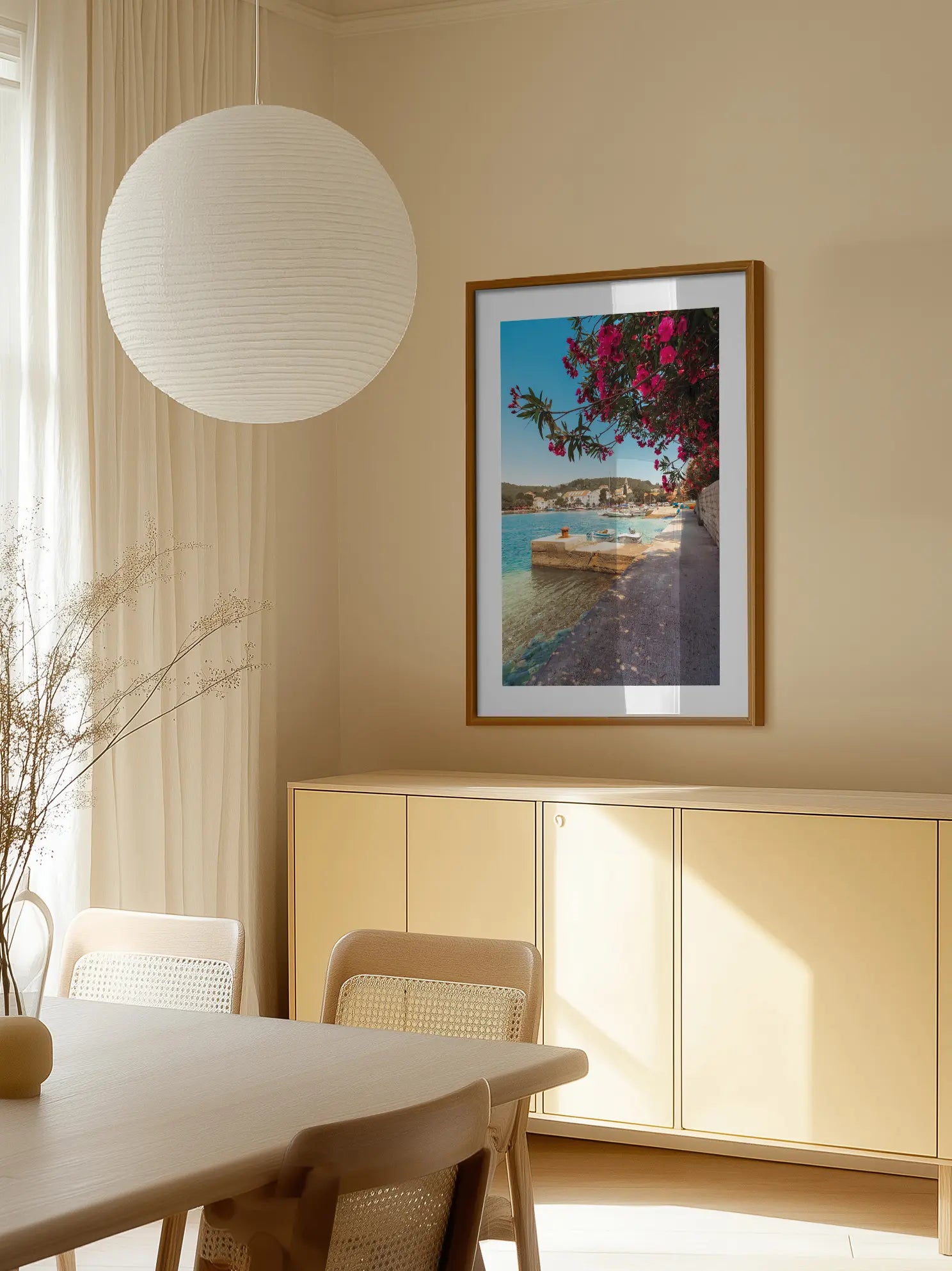 Harbor Blossoms Poster