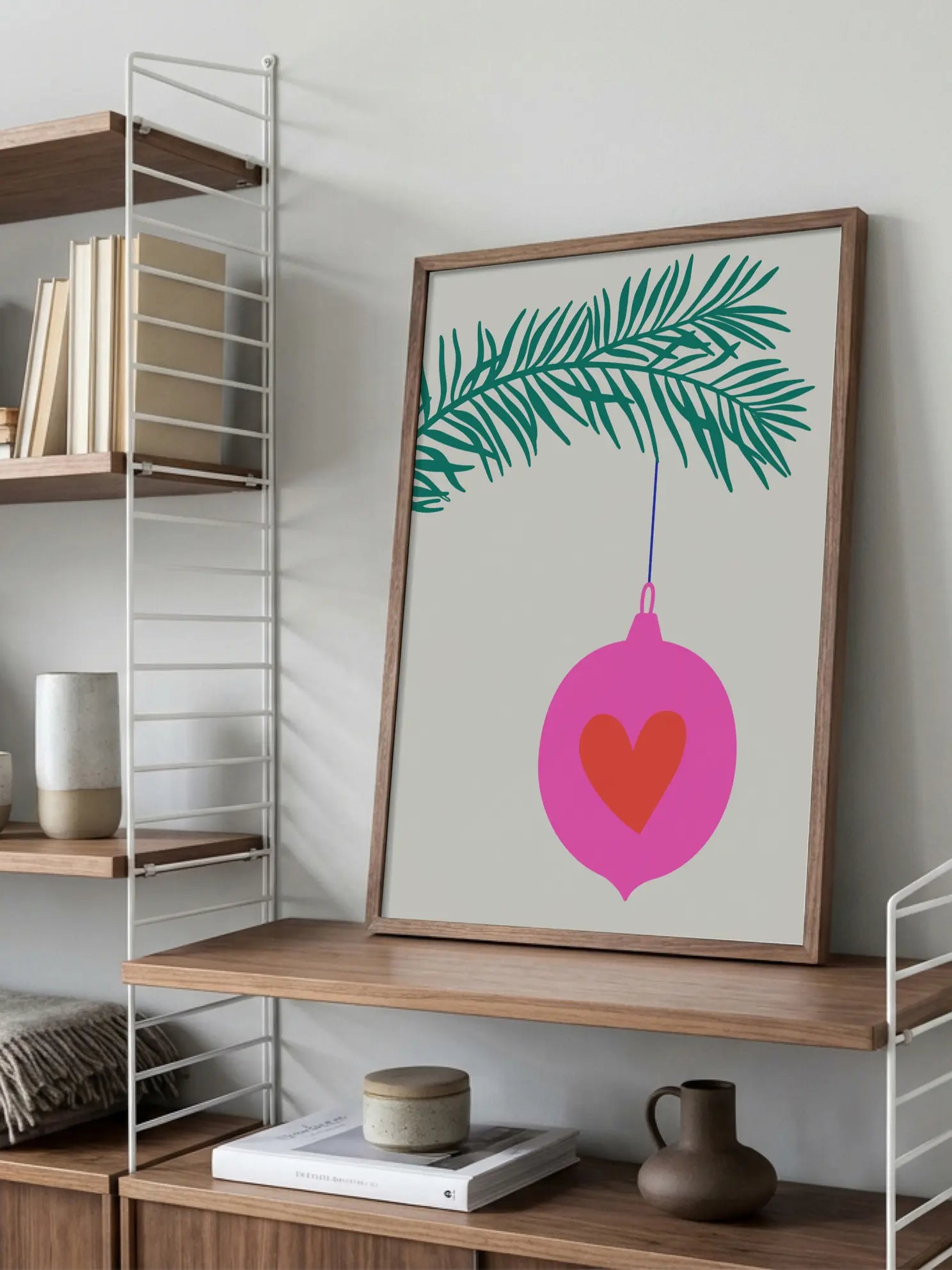 Heart Bauble Poster
