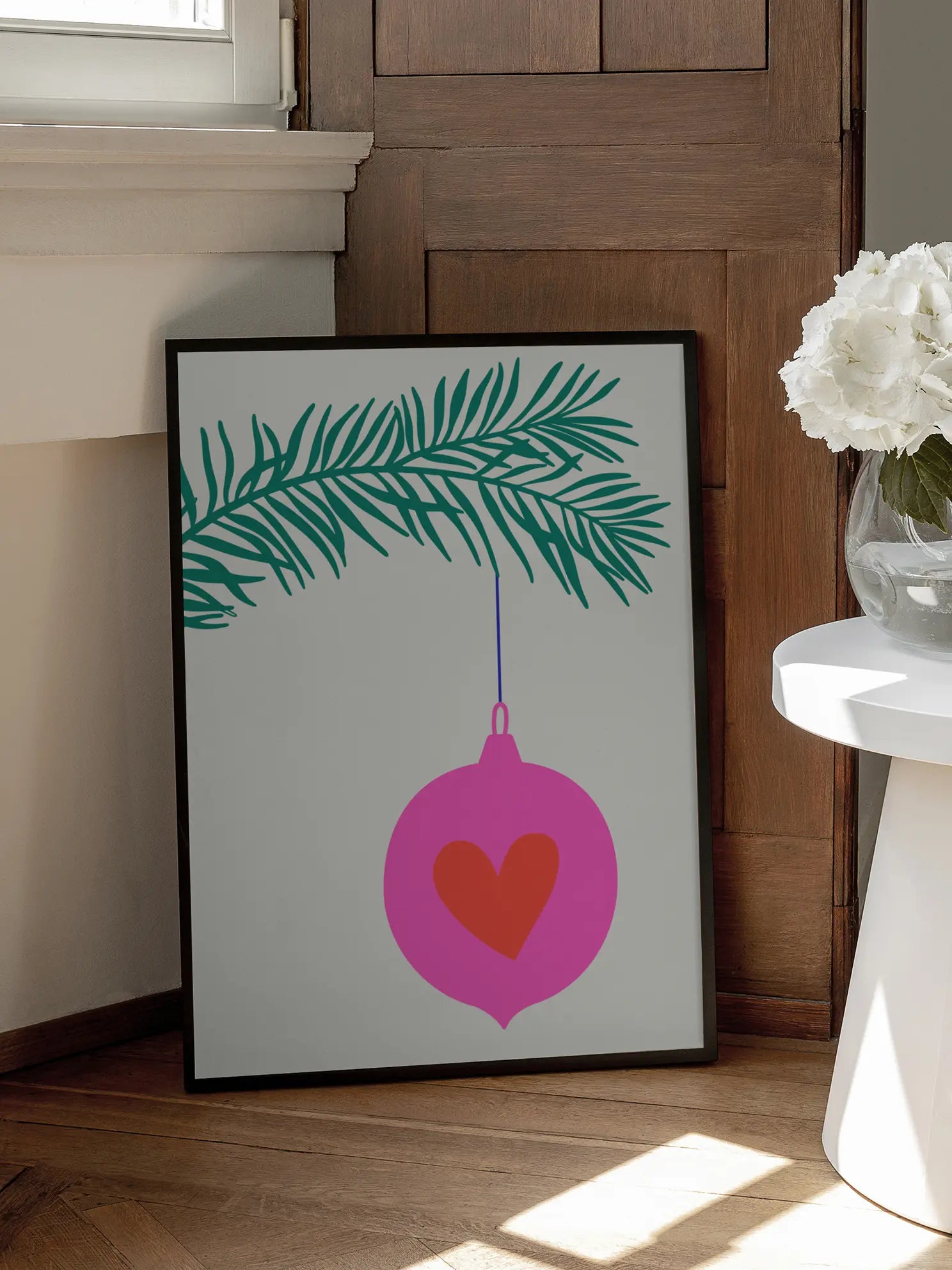 Heart Bauble Poster