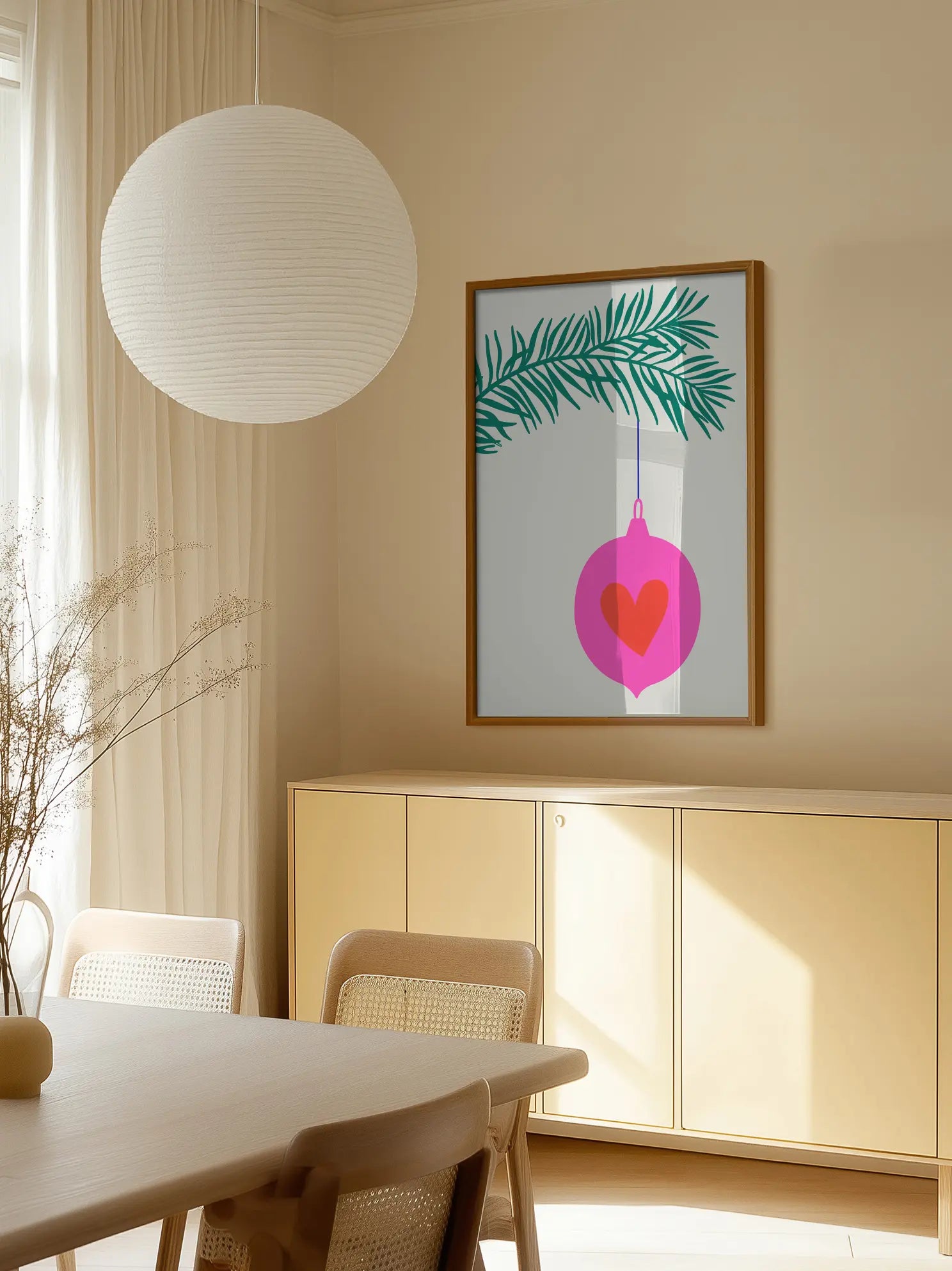 Heart Bauble Poster
