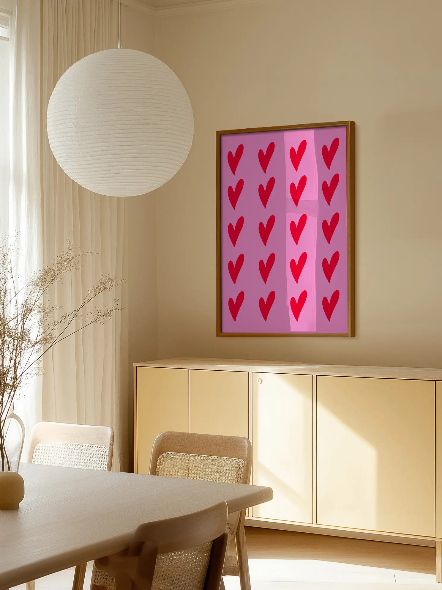 Hearts Pattern No2 Poster