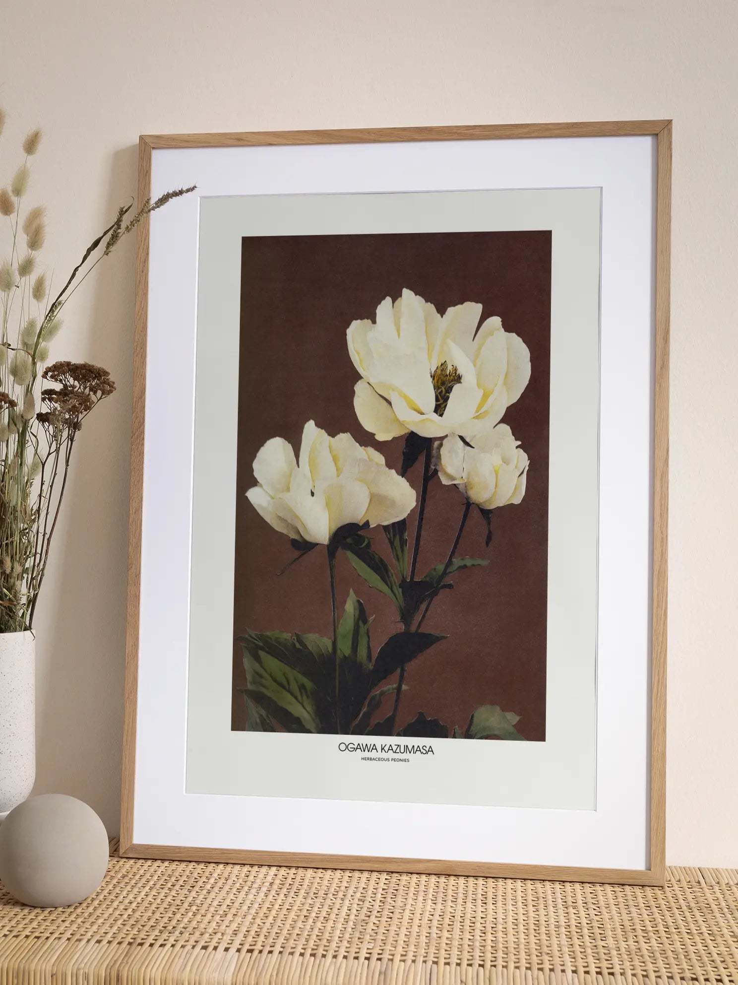 Herbaceous Peonies by Ogawa Poster