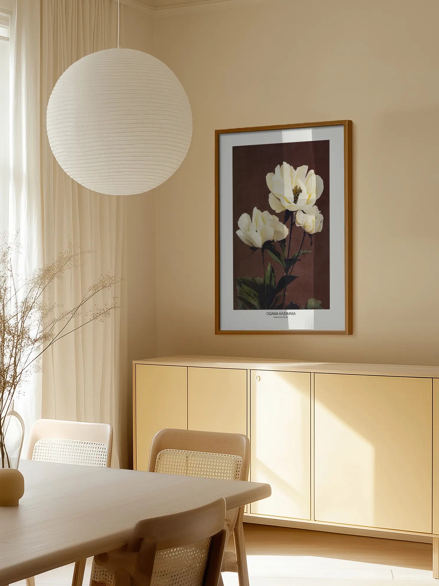 Herbaceous Peonies by Ogawa Poster