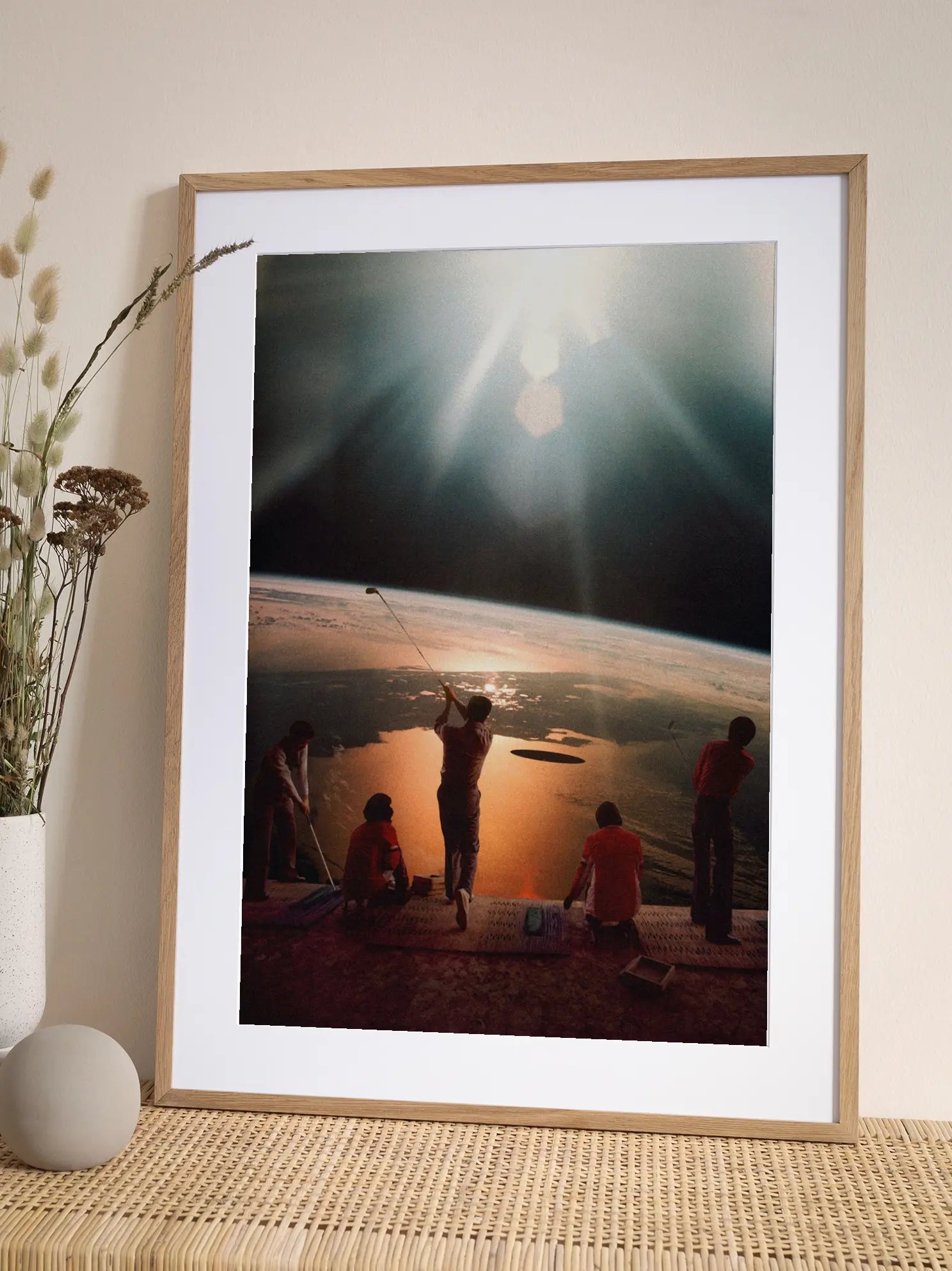 Hitting the Sphere Poster