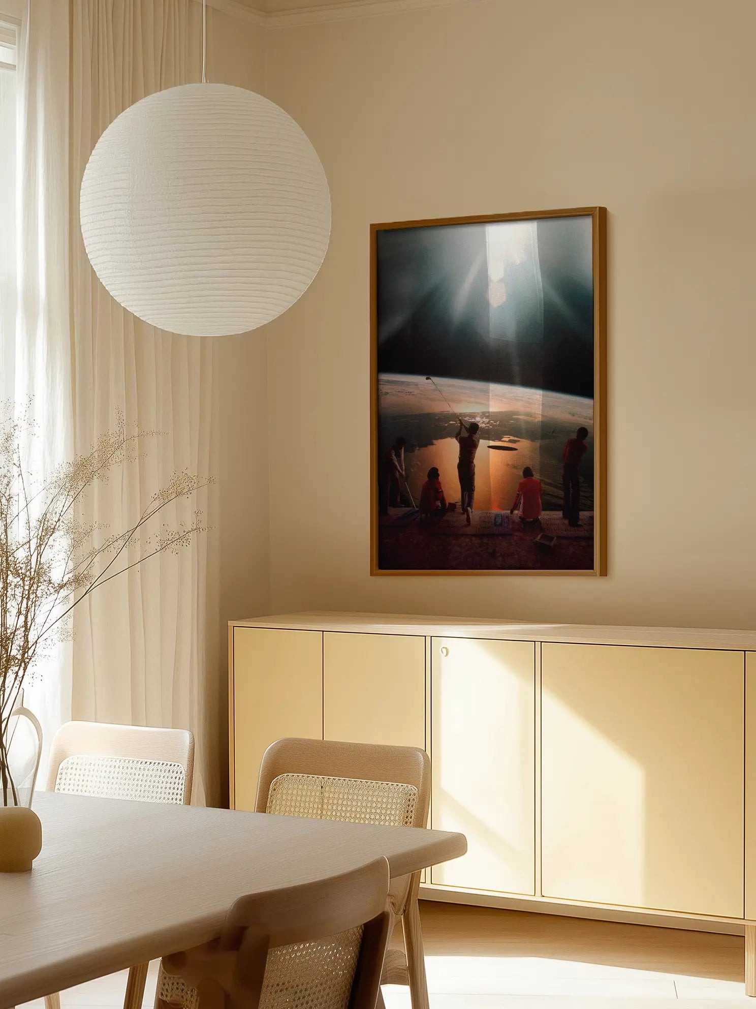 Hitting the Sphere Poster