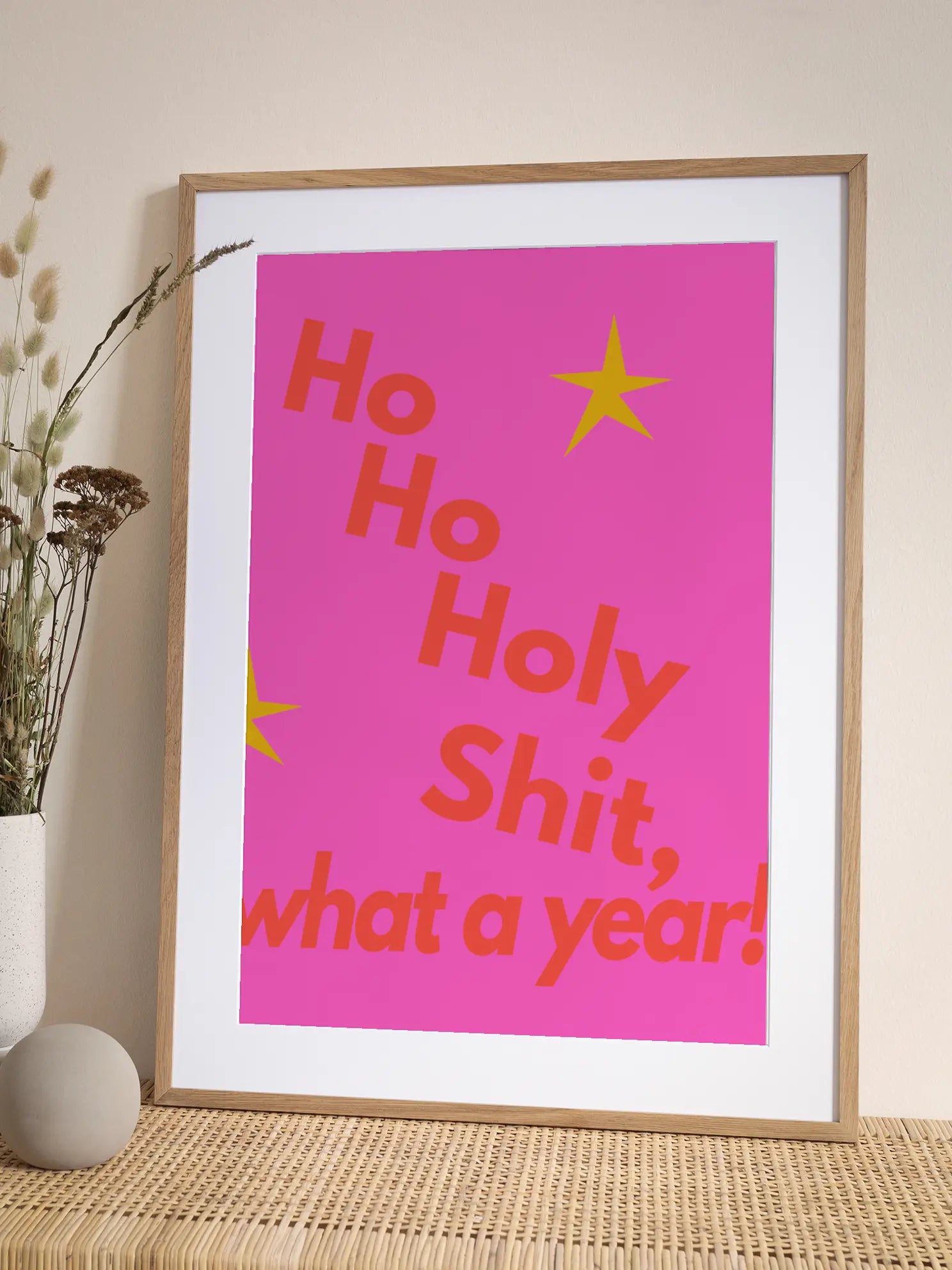 Ho Ho Holy Shit Poster