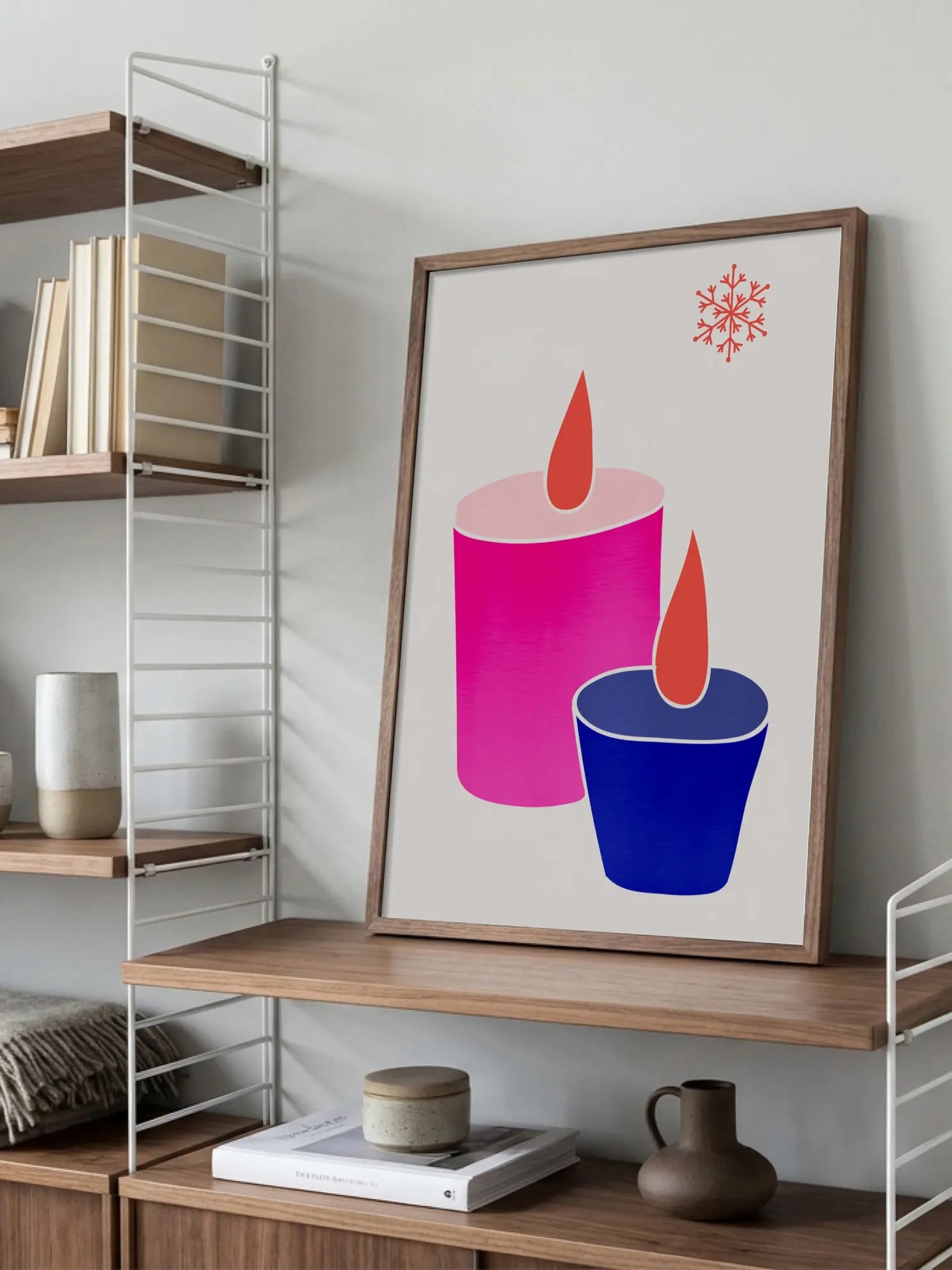 Holiday Candles Poster