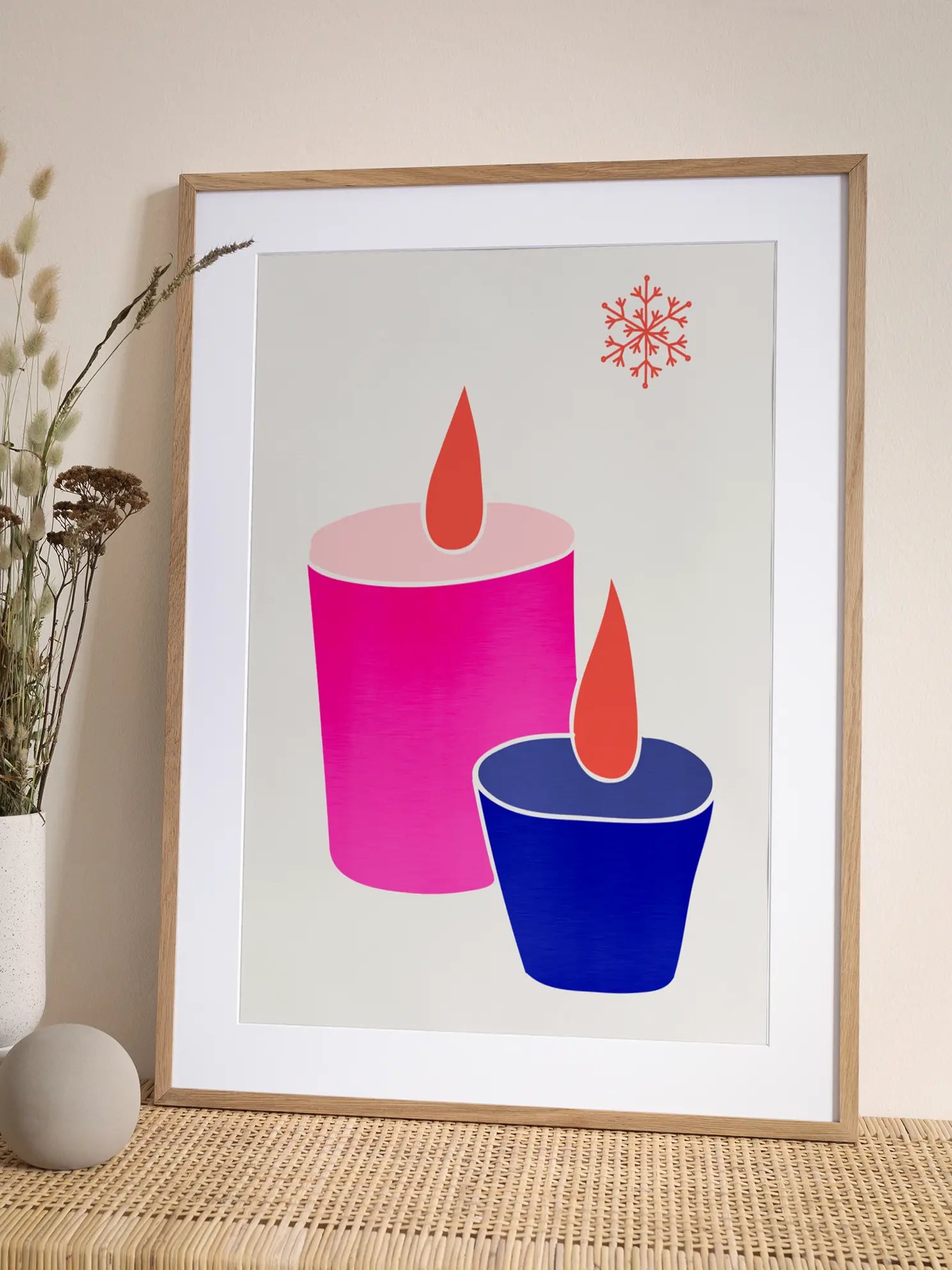 Holiday Candles Poster
