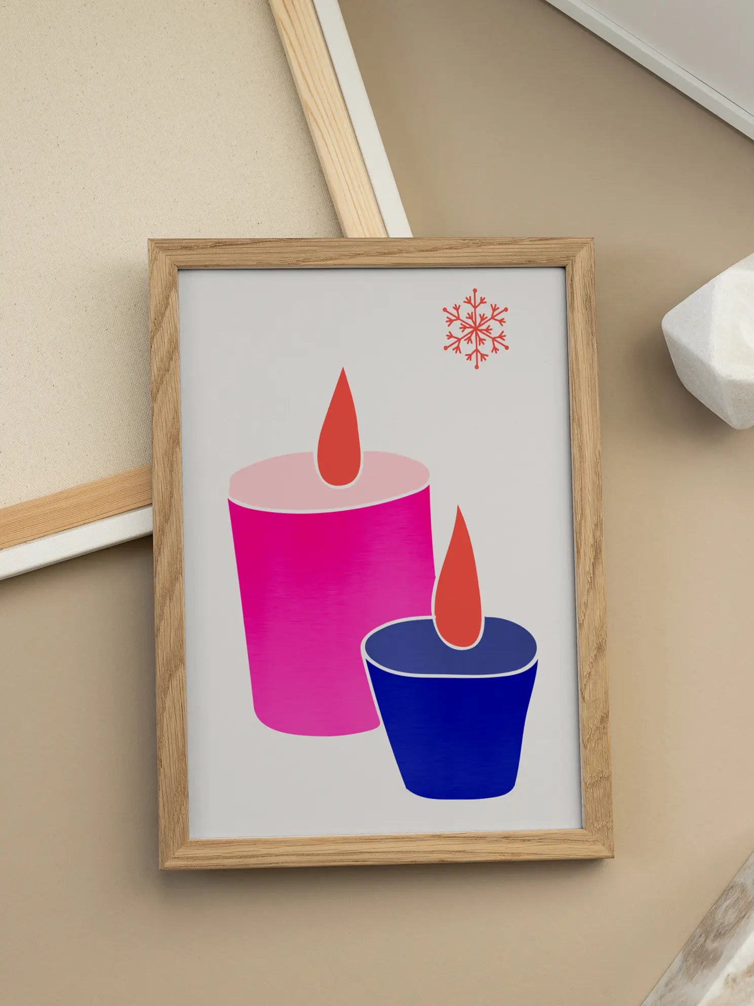 Holiday Candles Poster