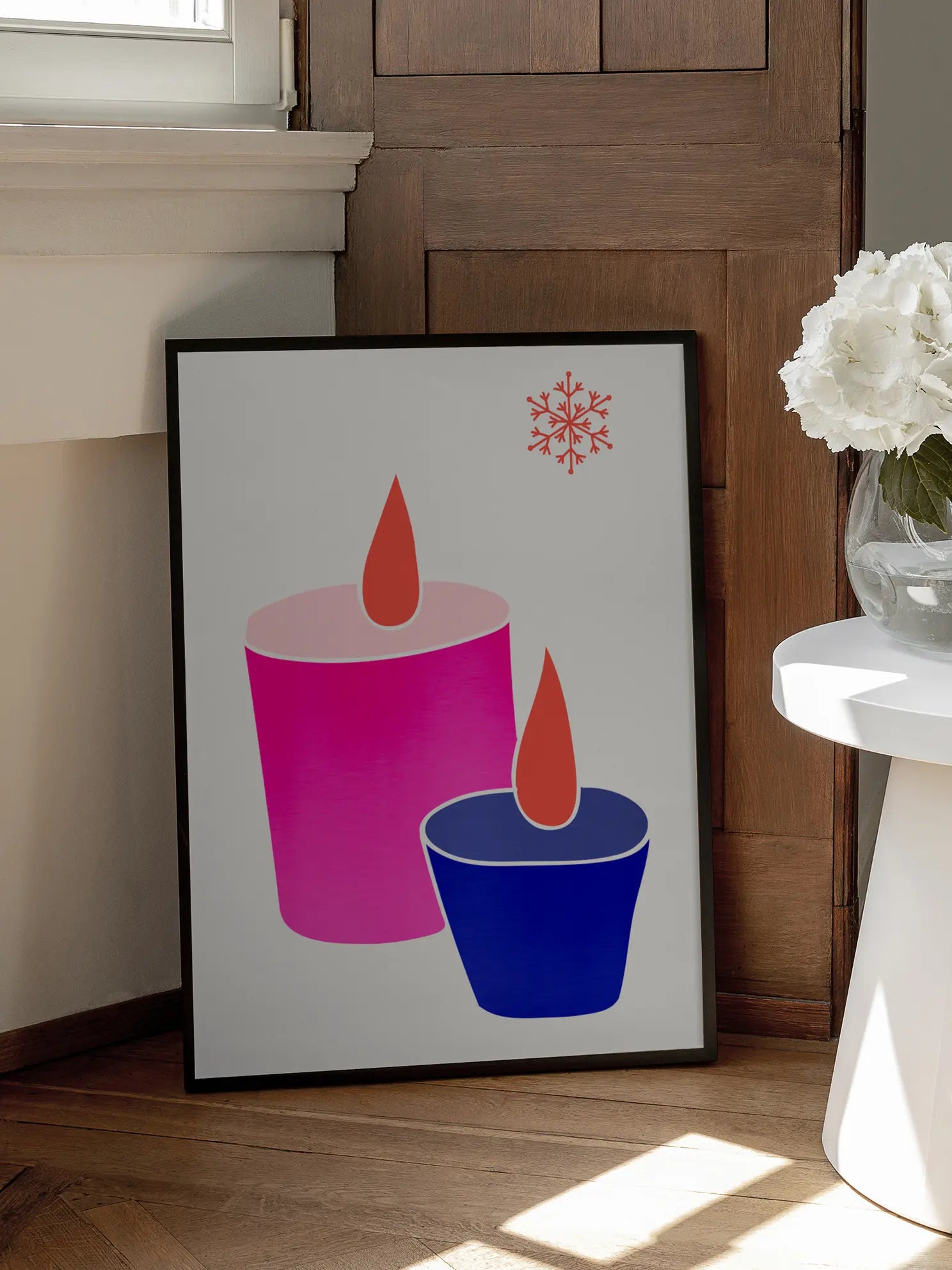 Holiday Candles Poster