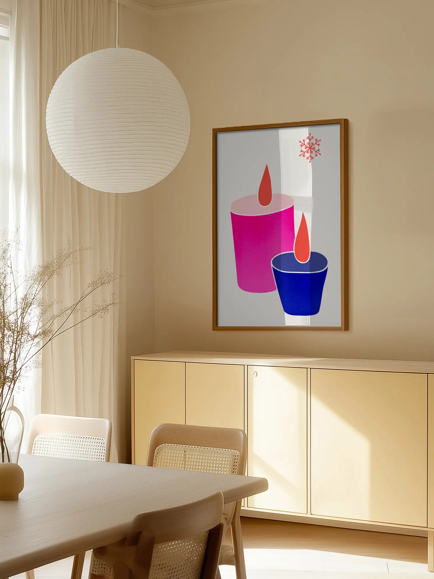 Holiday Candles Poster