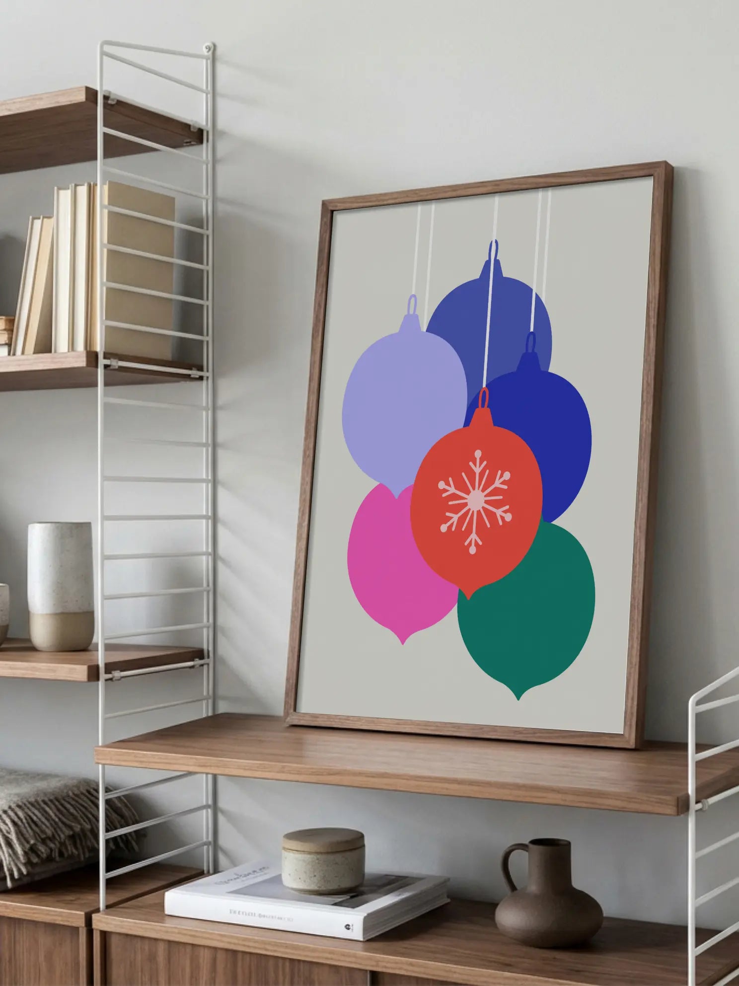Holiday Ornaments Poster