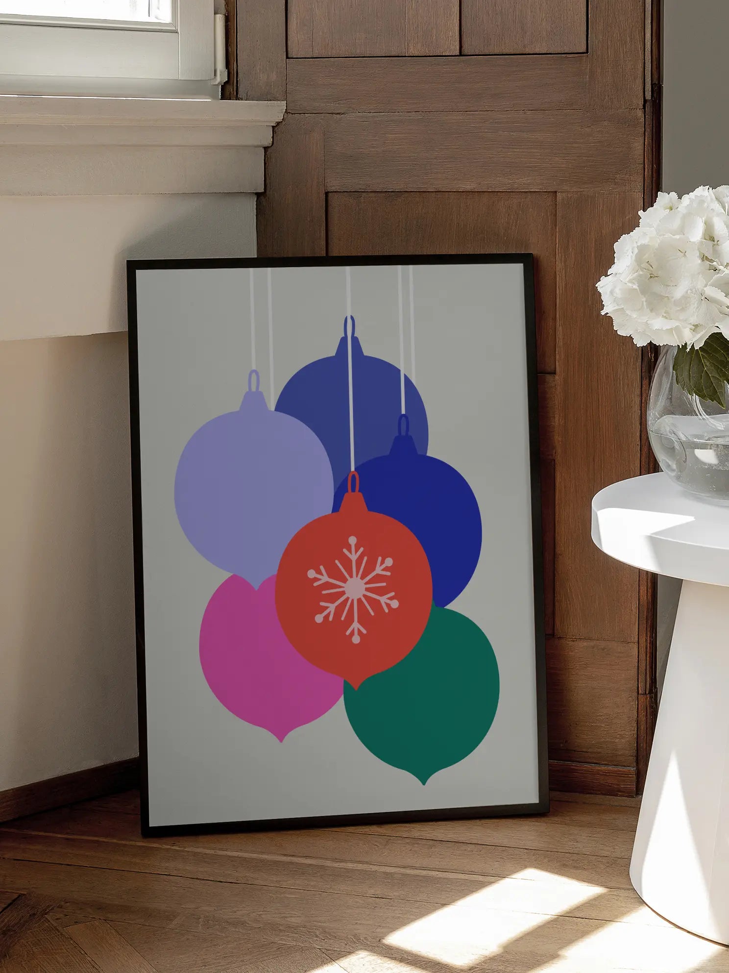 Holiday Ornaments Poster