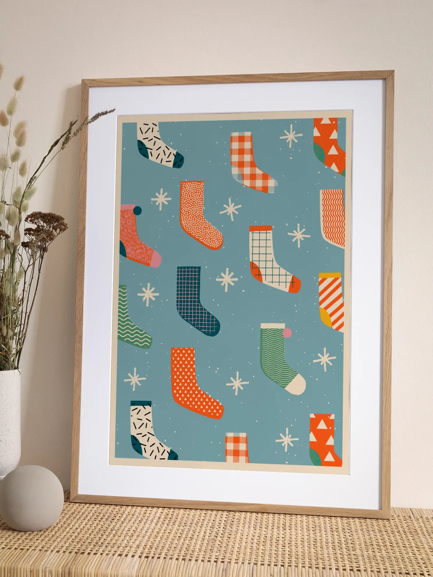 Holiday Socks Poster