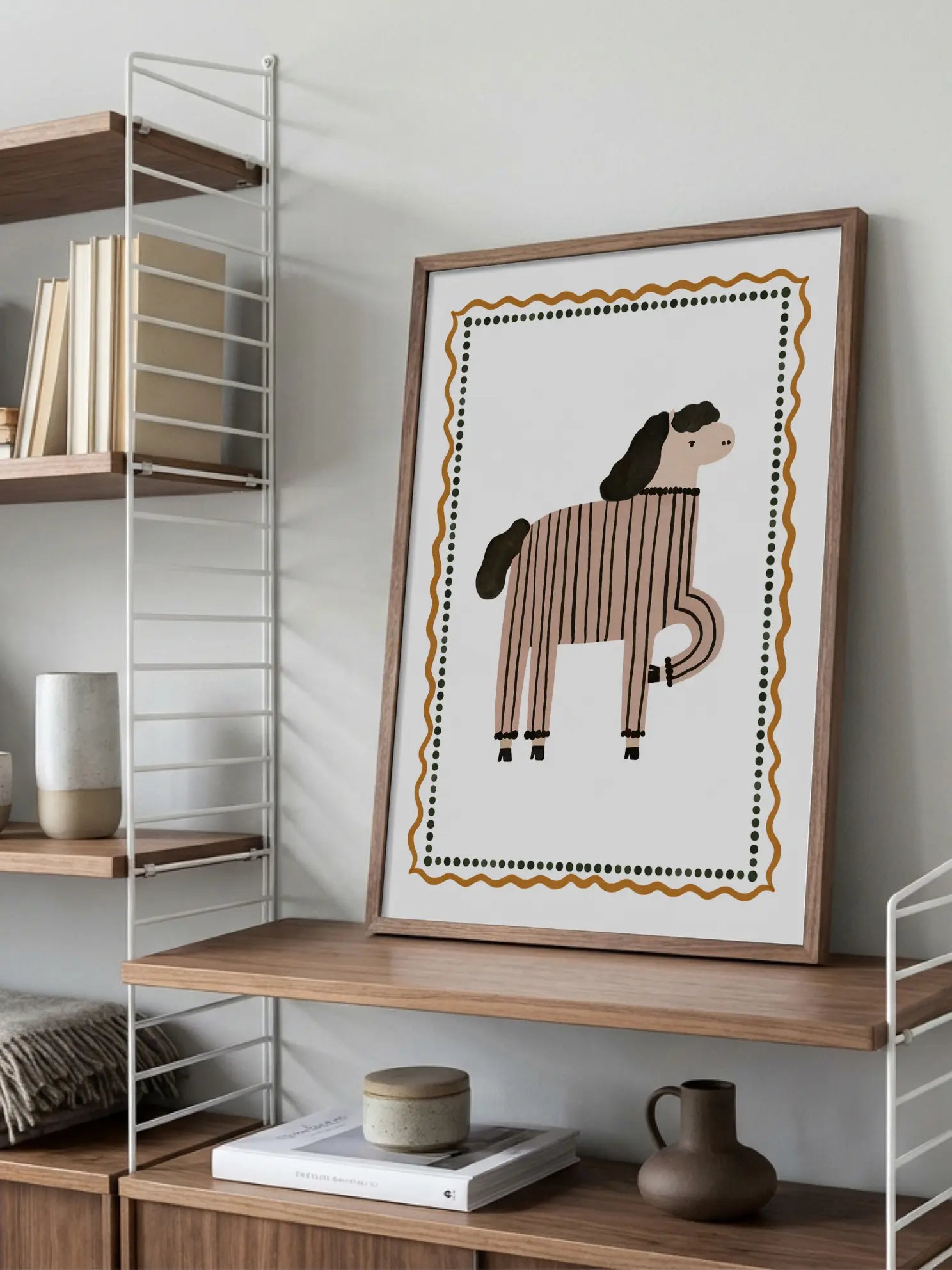 Horse in Costume Poster