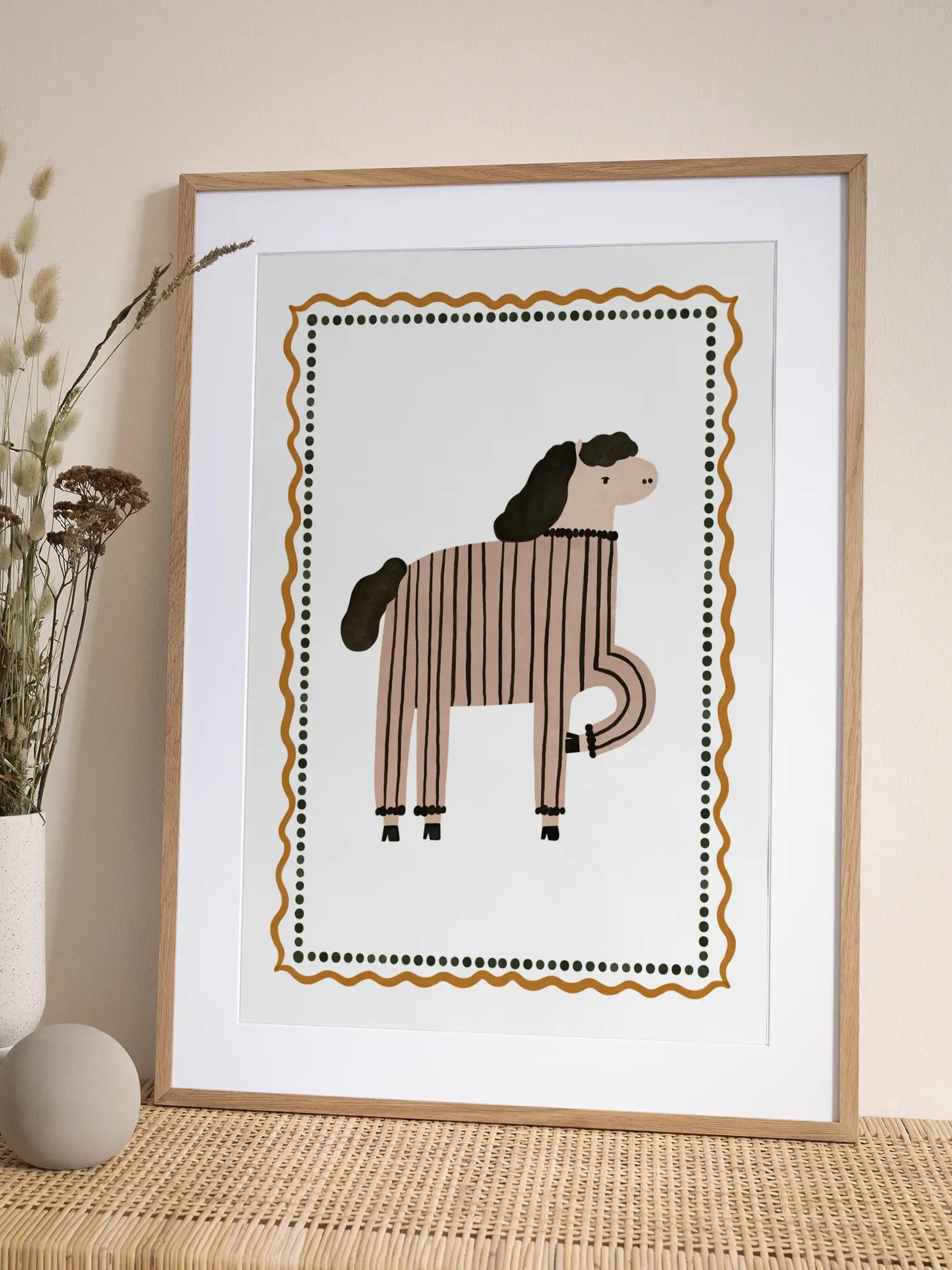 Horse in Costume Poster
