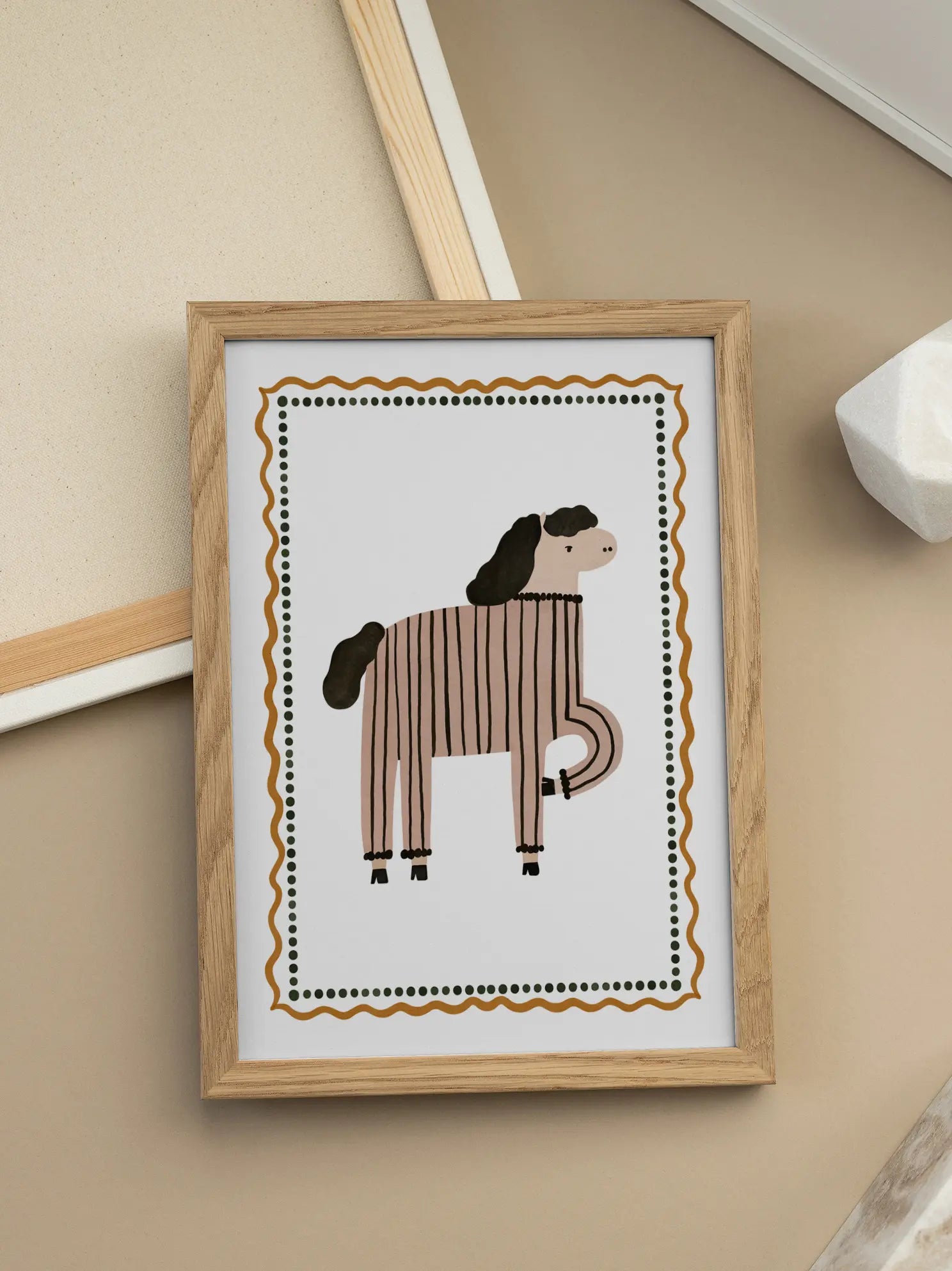 Horse in Costume Poster