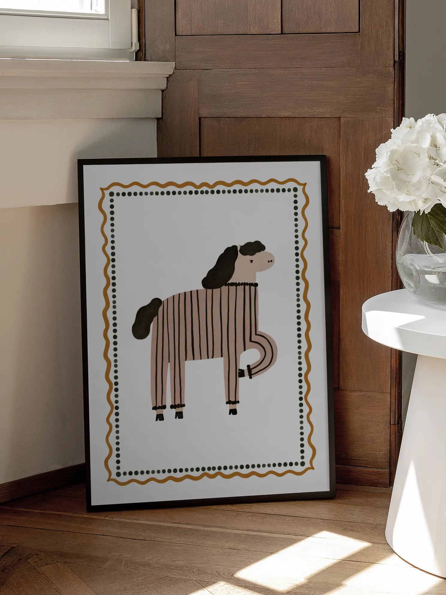 Horse in Costume Poster