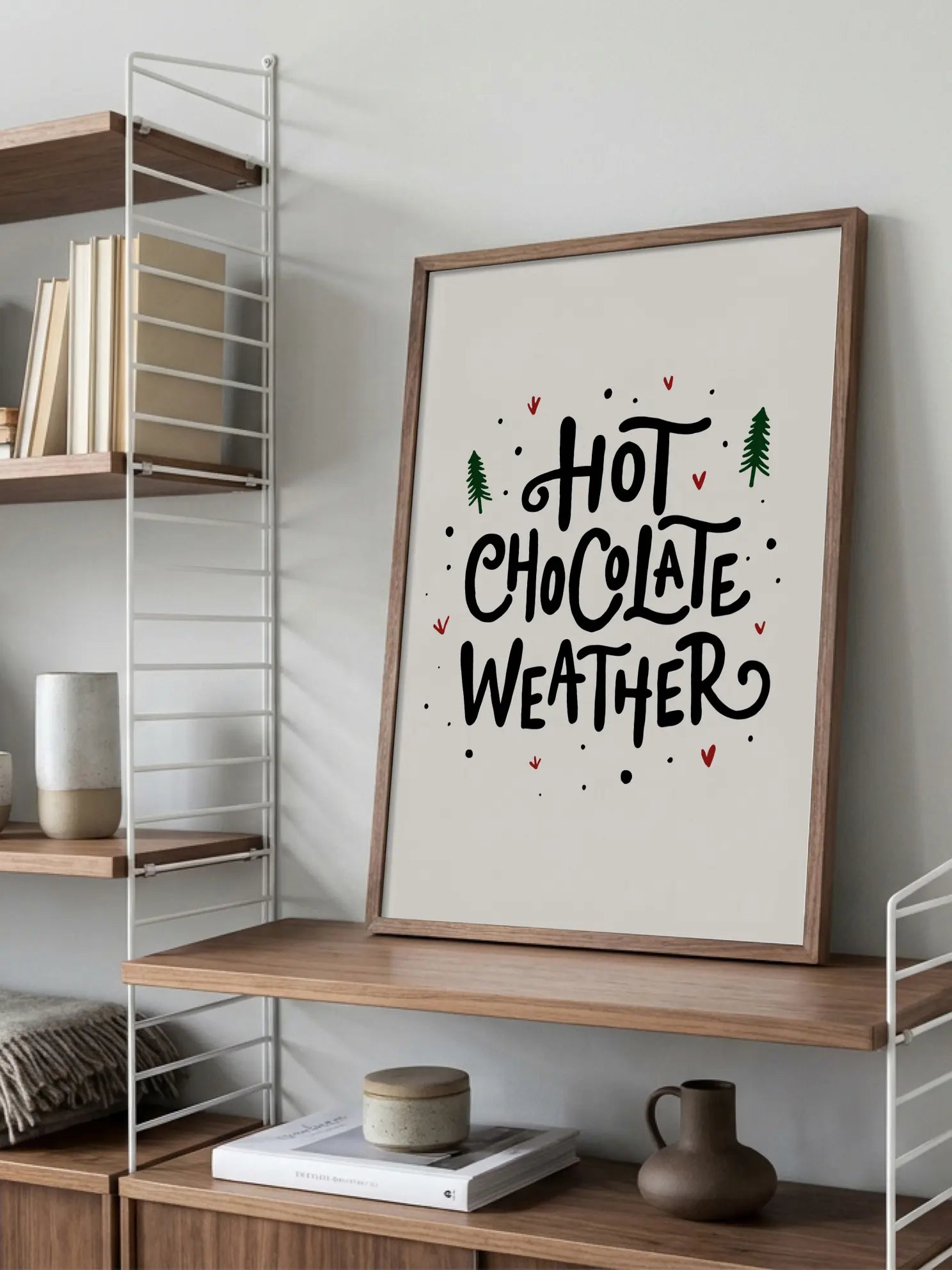 Hot Chocolate Weather Poster