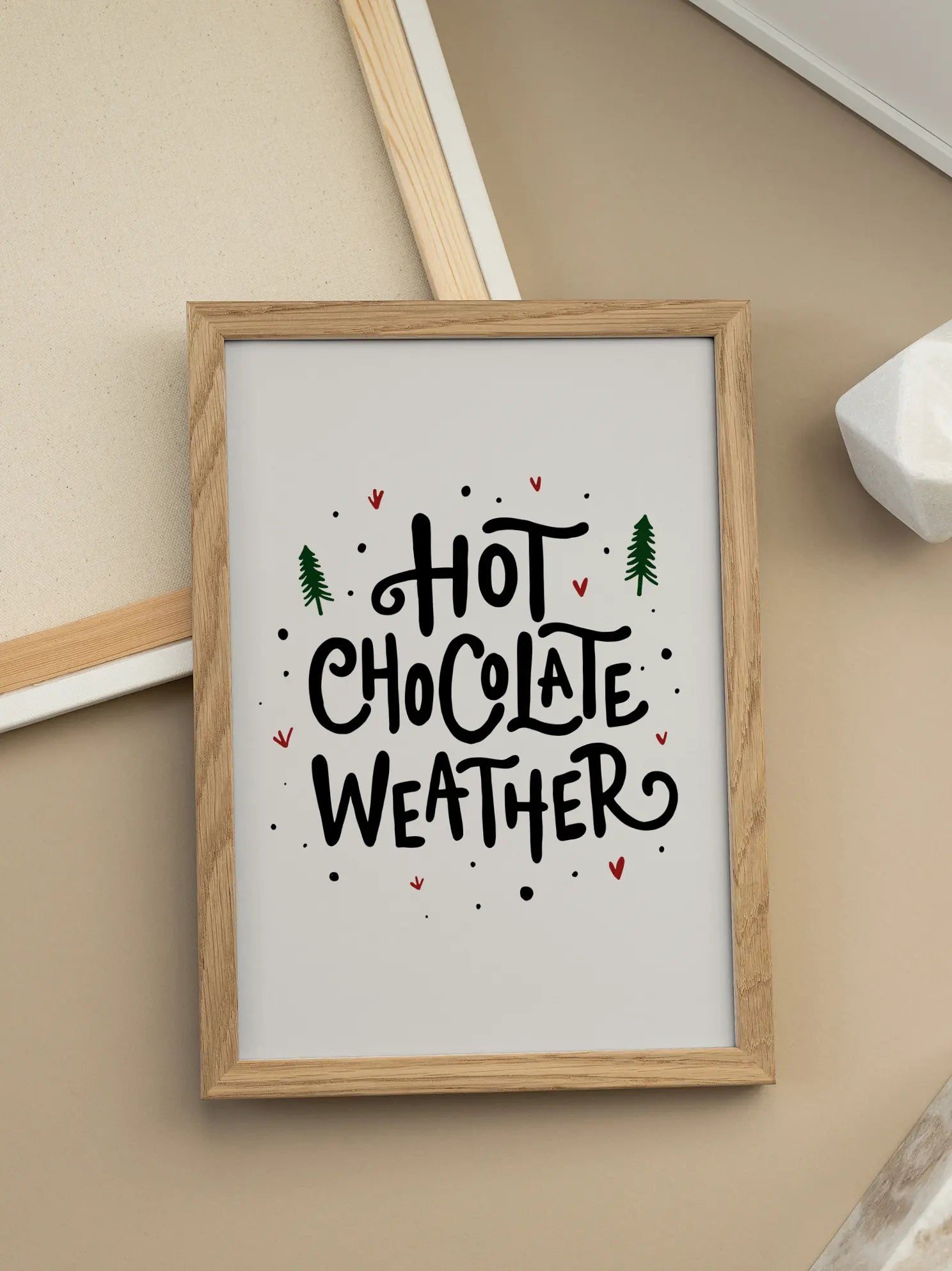 Hot Chocolate Weather Poster