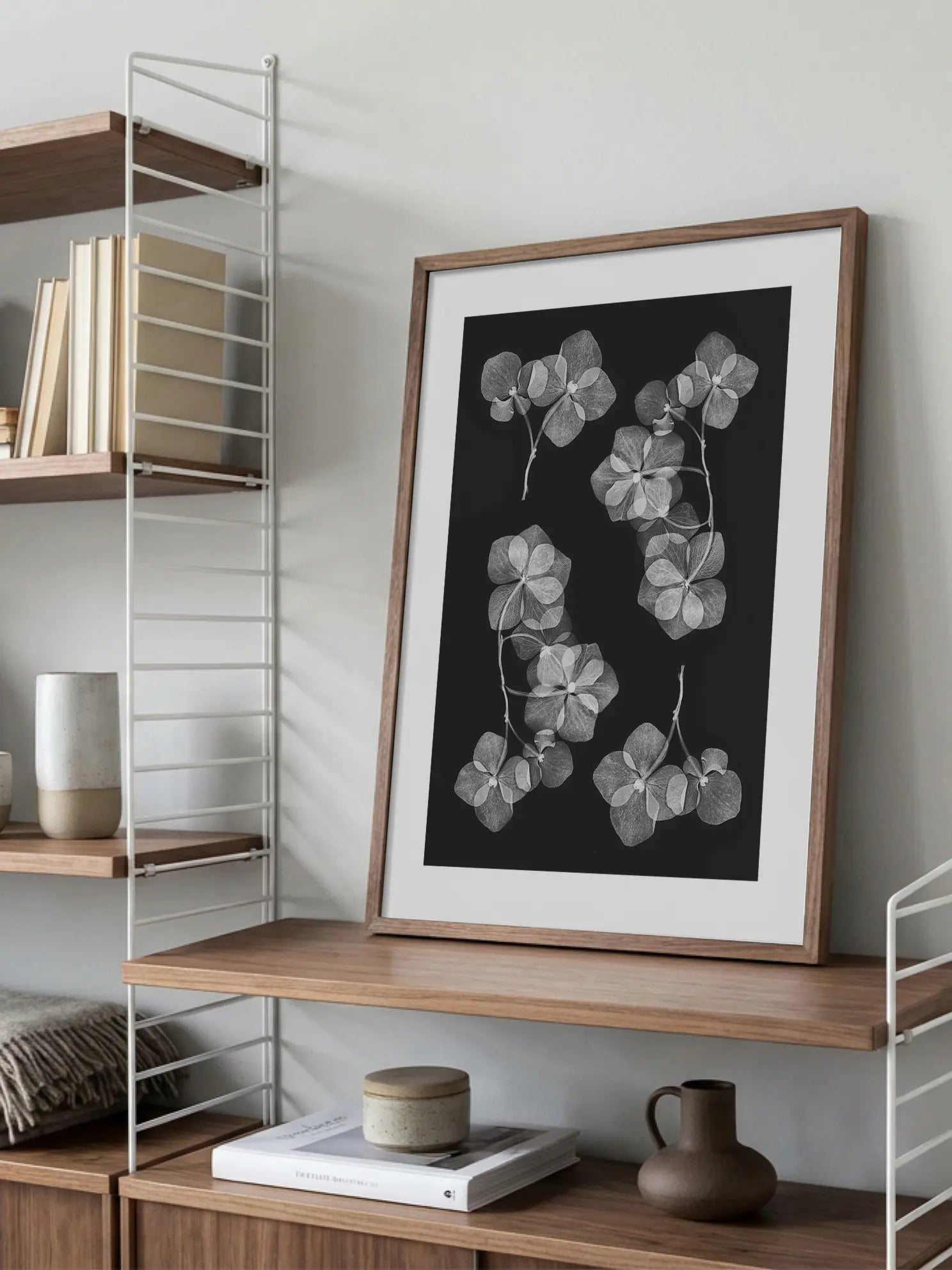 Hydrangea Transparency Poster