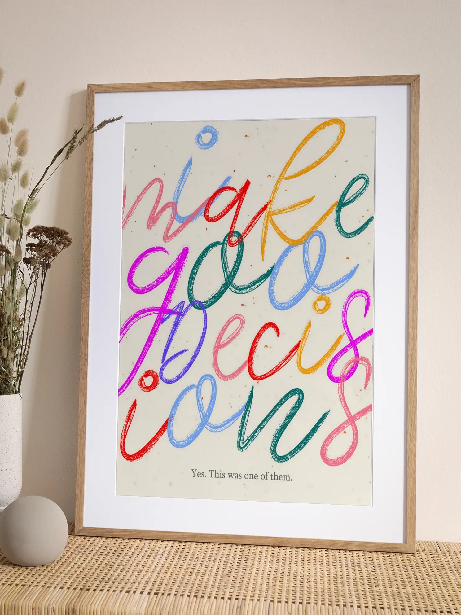 I Make Goo Decisions Poster