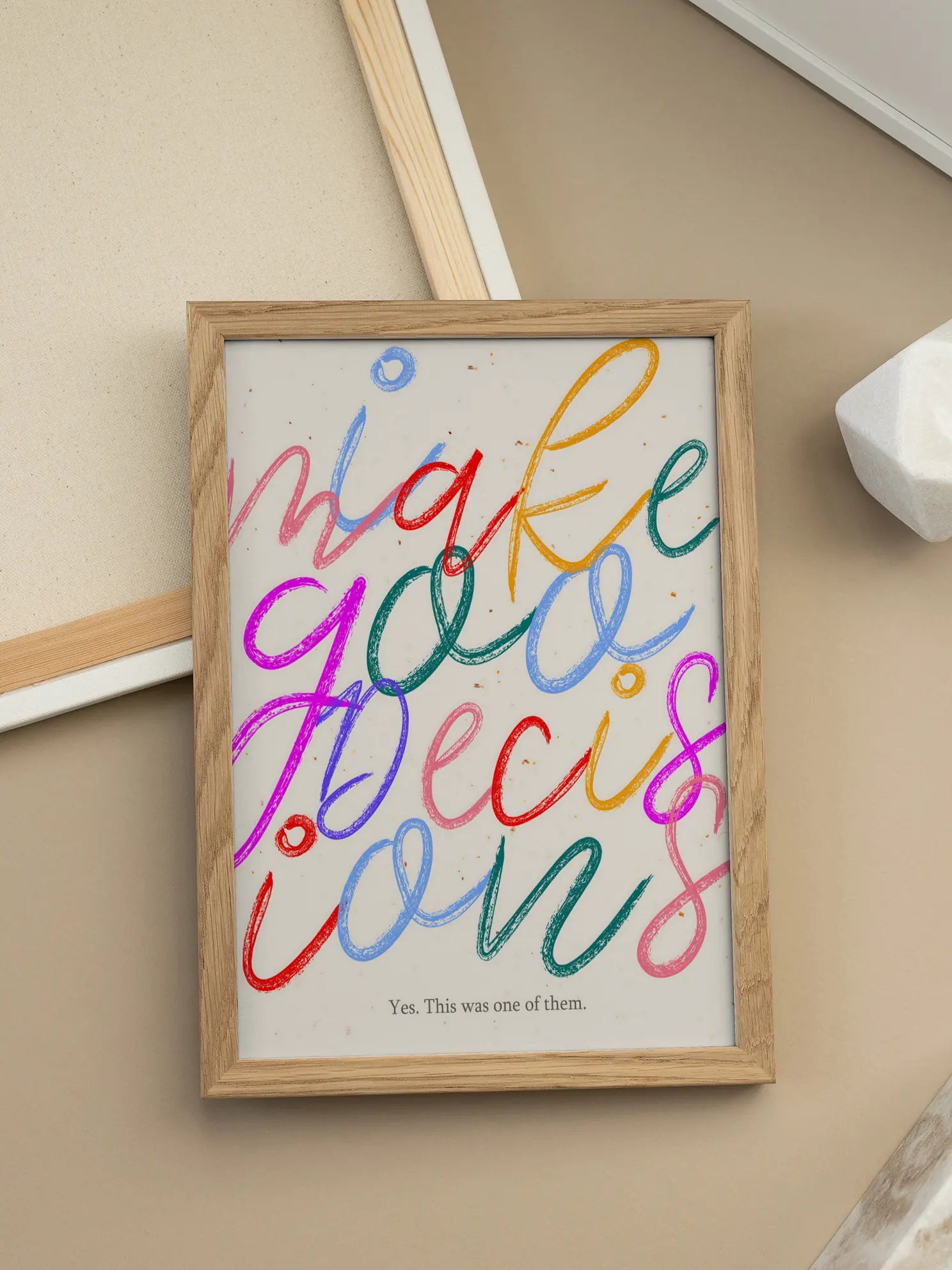 I Make Goo Decisions Poster