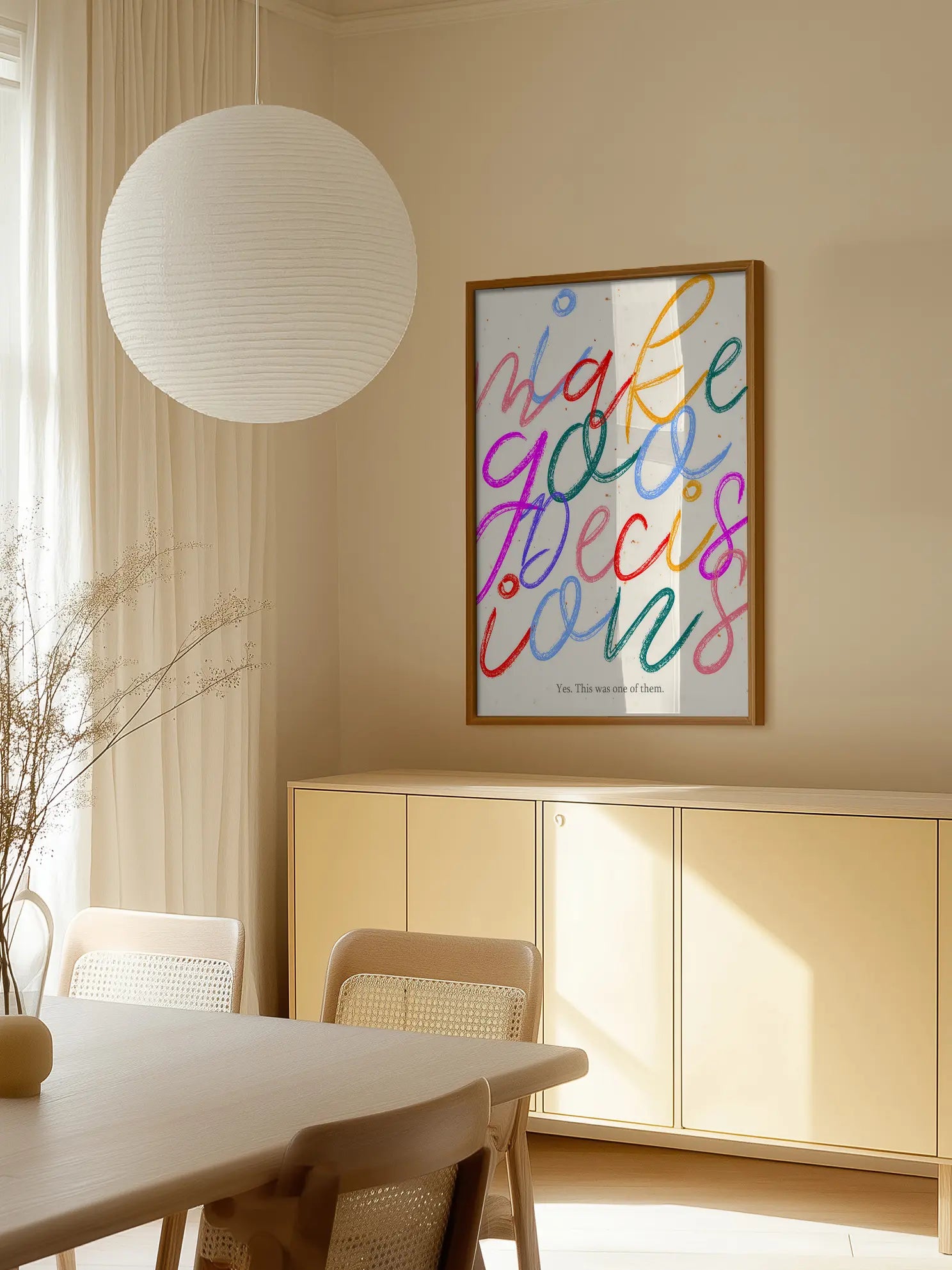 I Make Goo Decisions Poster