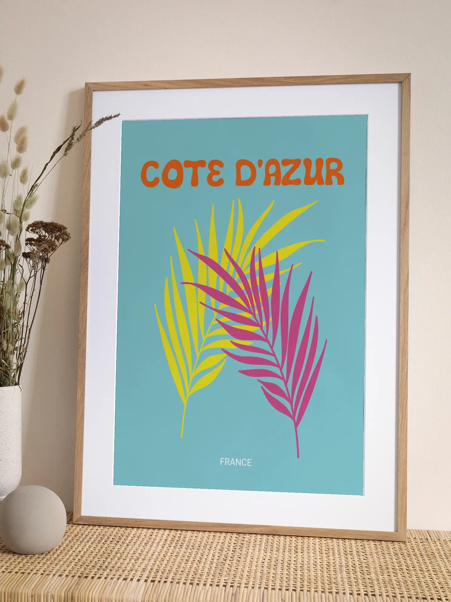 Iconic Cote d´Azur Poster